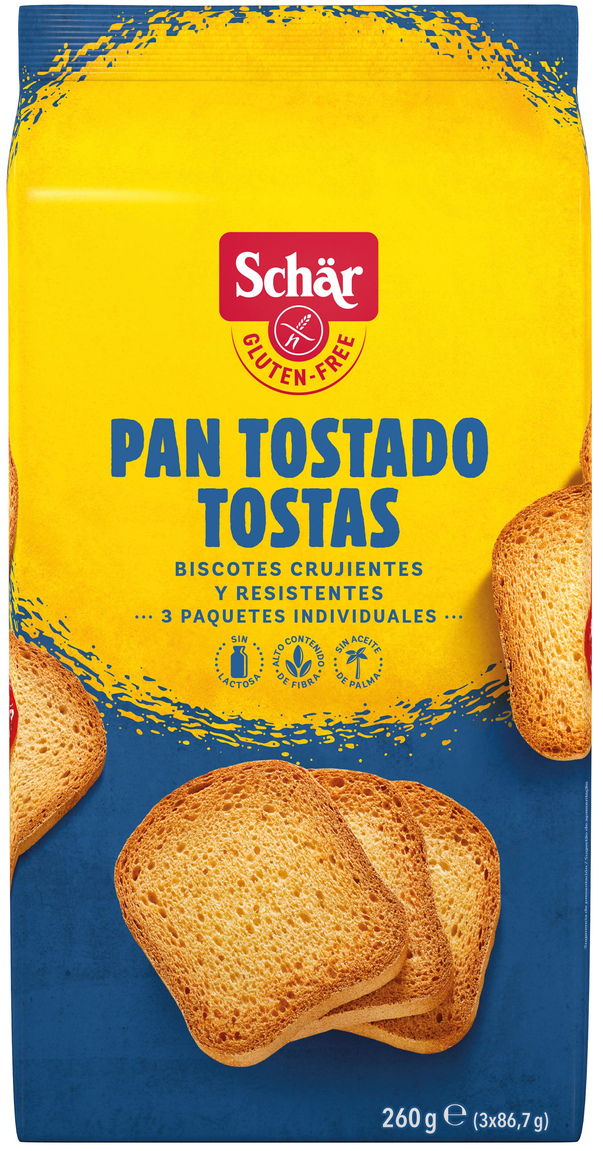 Biscote s/gluten Schär 260g