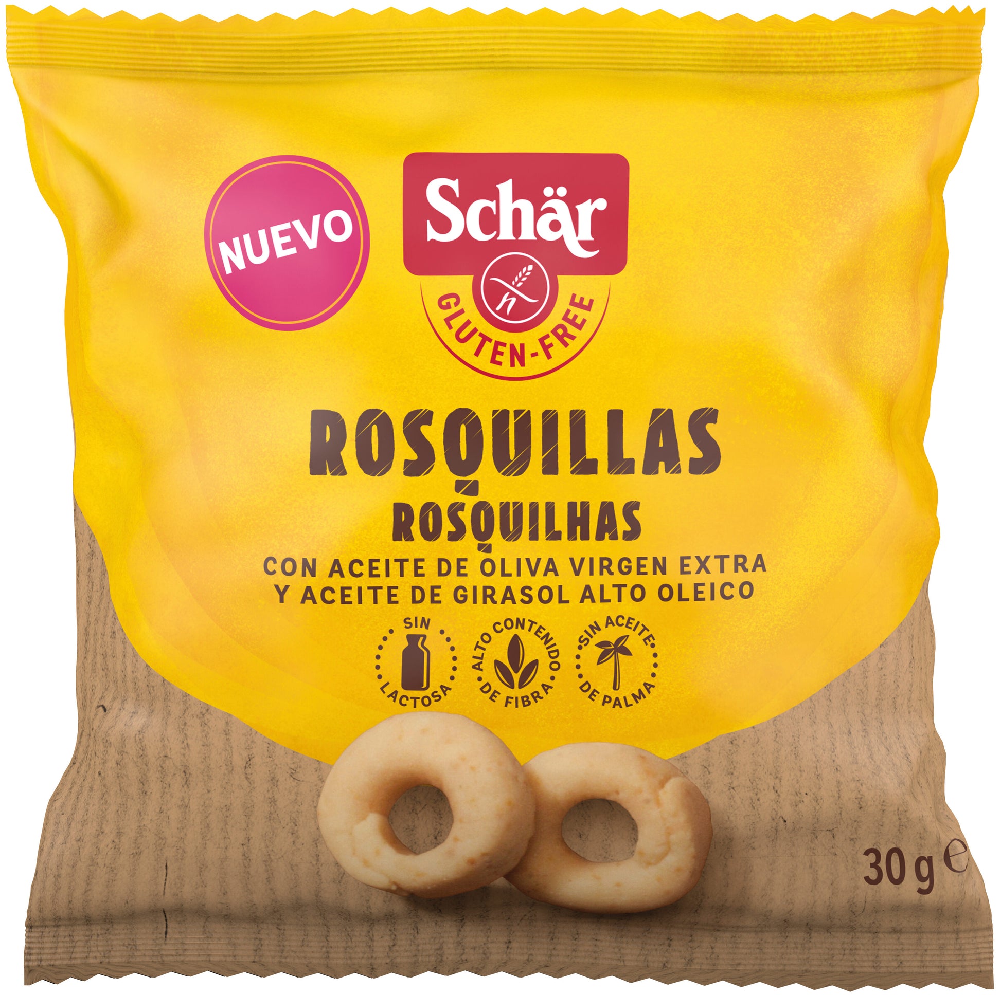 Rosquillas pan s/ gluten Schär 30g