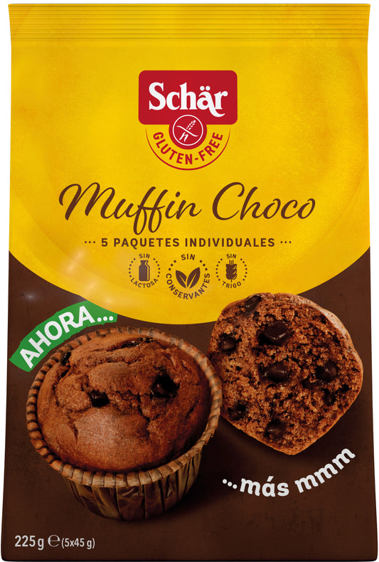 Muffin s/gluten chocolate Schär 225g La Despensa