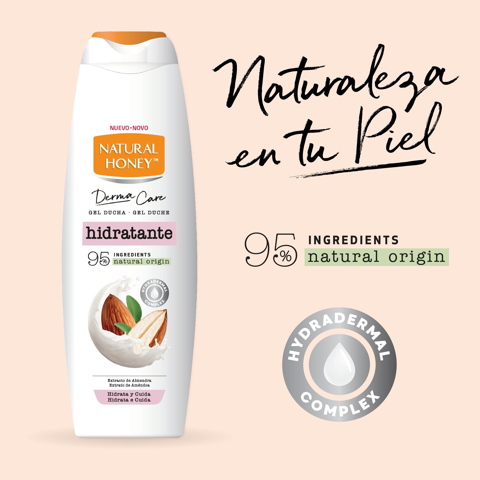 Gel ducha hidratante Natural honey 650ml