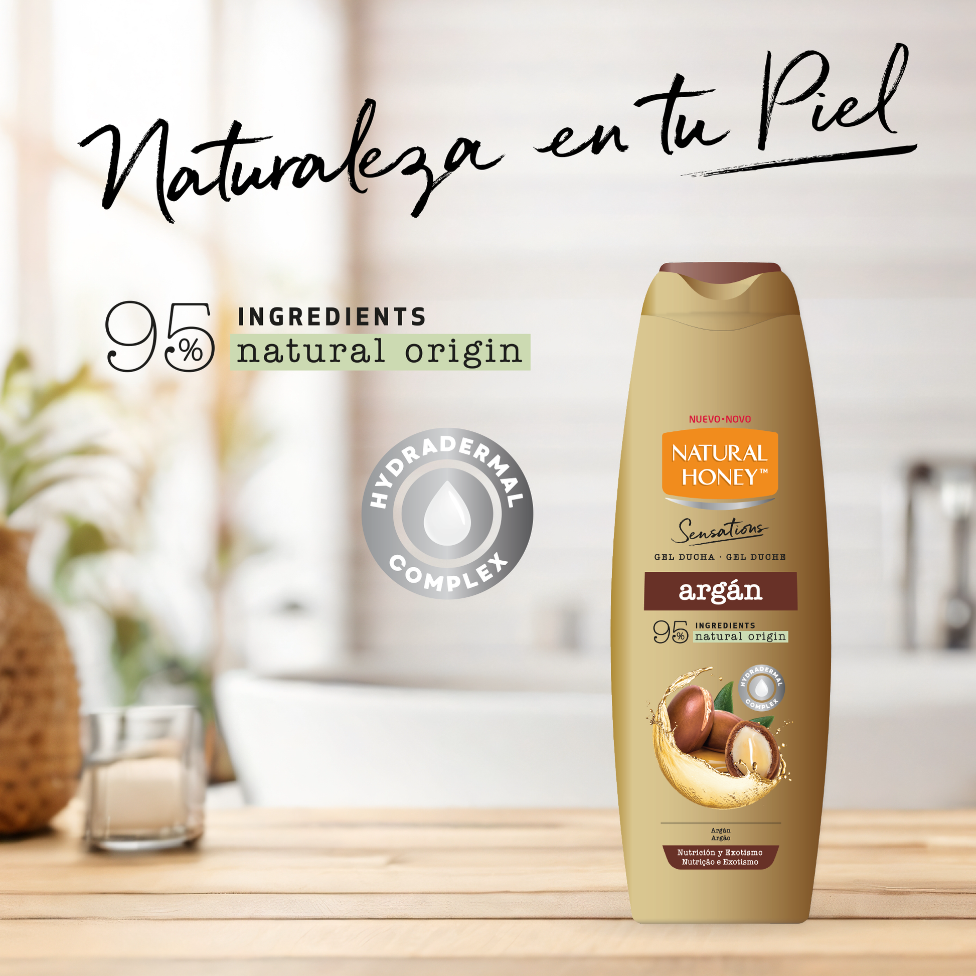 Gel ducha argan Natural honey 650ml