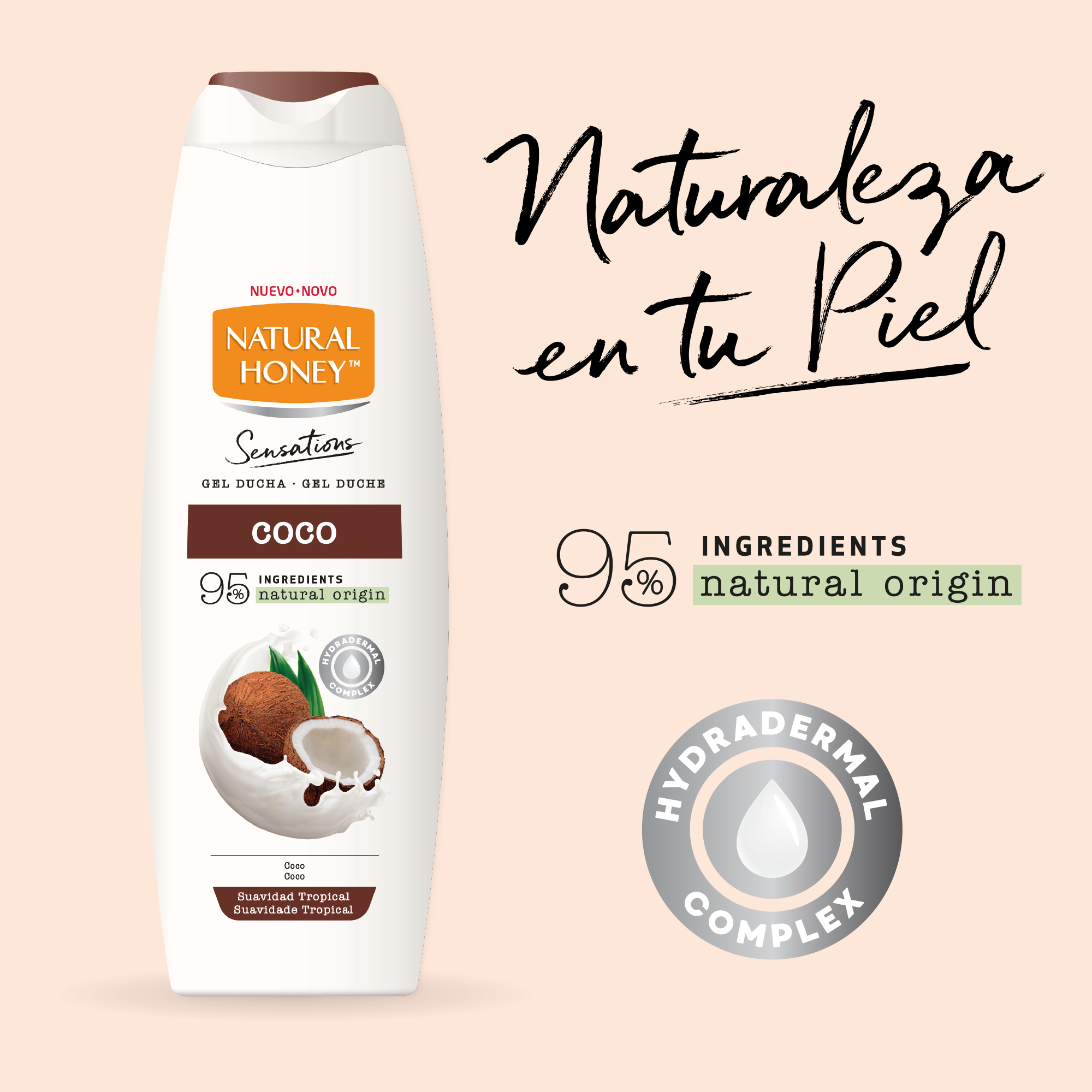 Gel ducha coco Natural honey 650ml