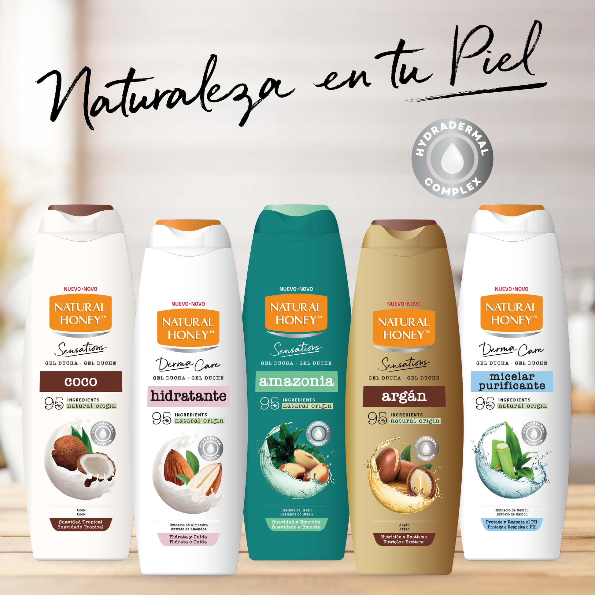 Gel ducha coco Natural honey 650ml