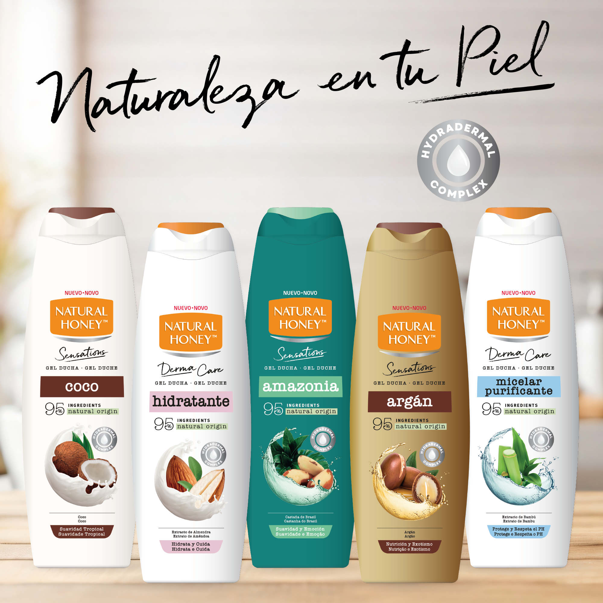 Gel ducha coco Natural honey 650ml