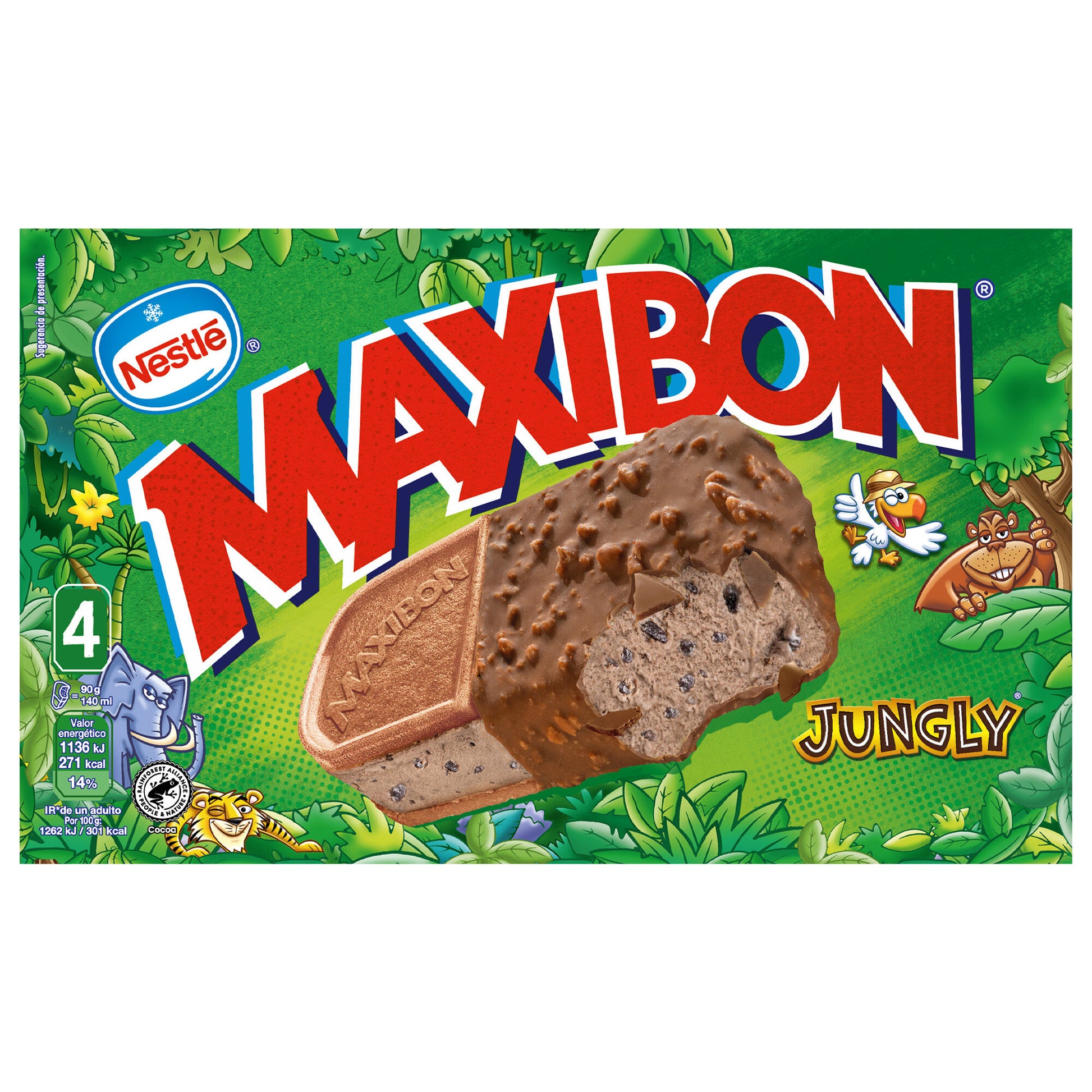 Sandwich jungly Maxibon p4 140ml/u