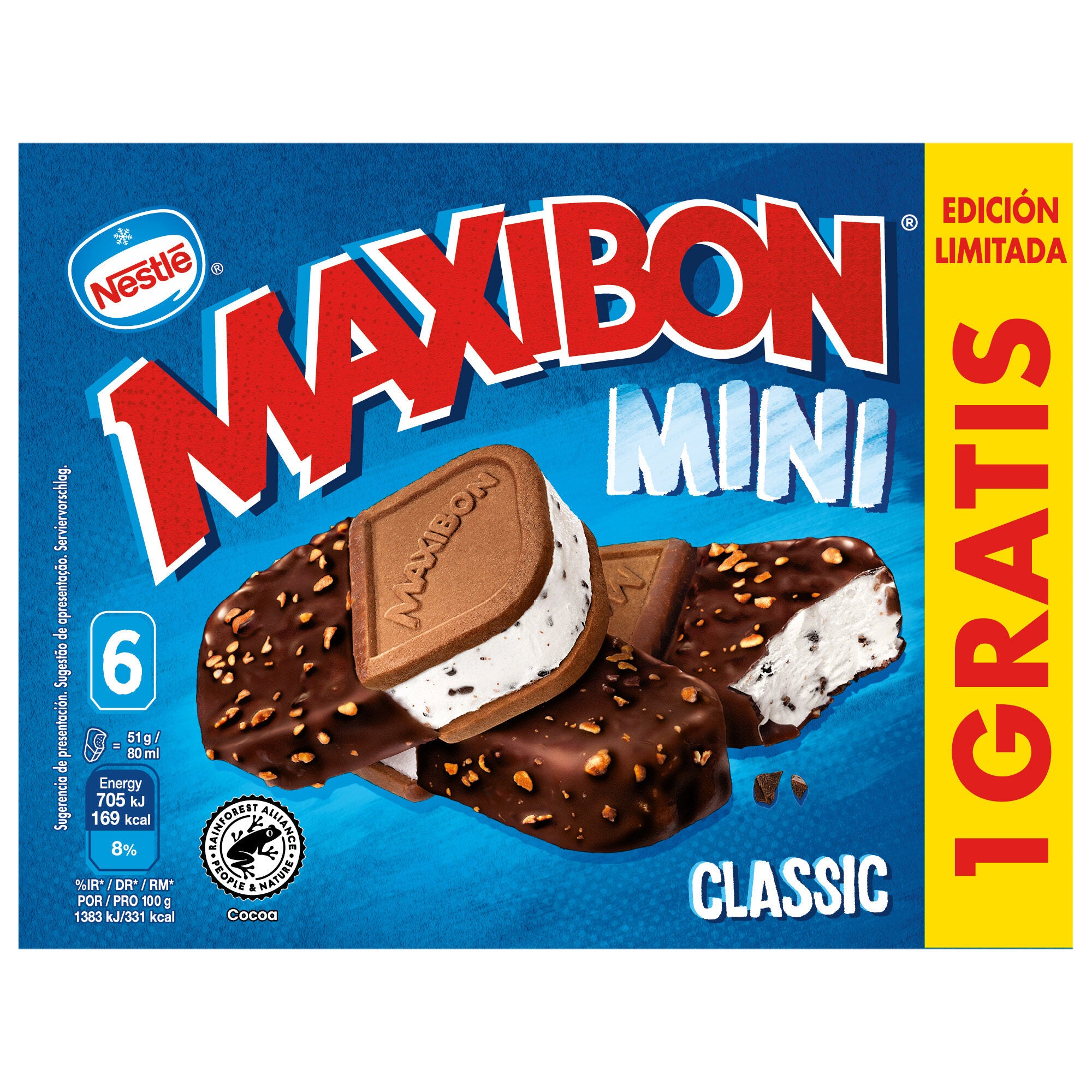 Sandwich mini nata Maxibon p5+1x80ml