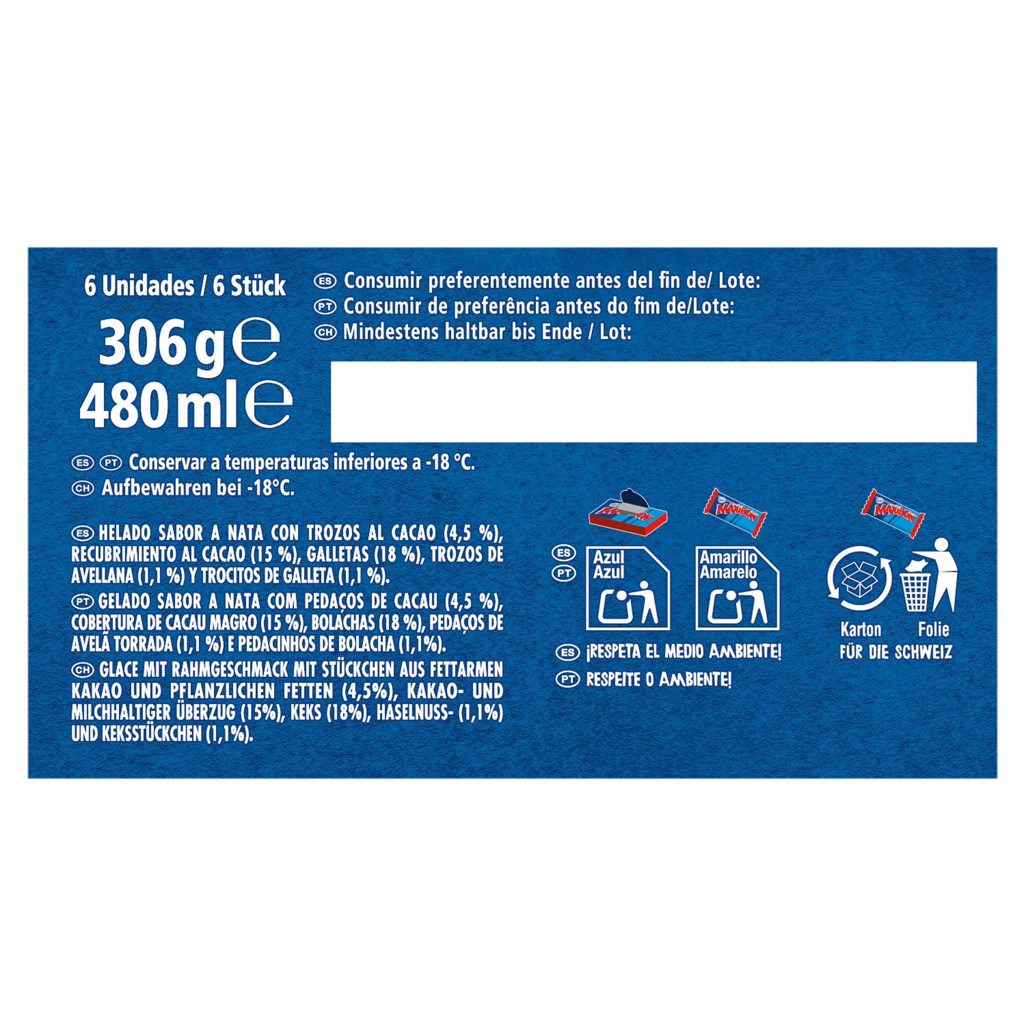 Sandwich mini nata Maxibon p5+1x80ml