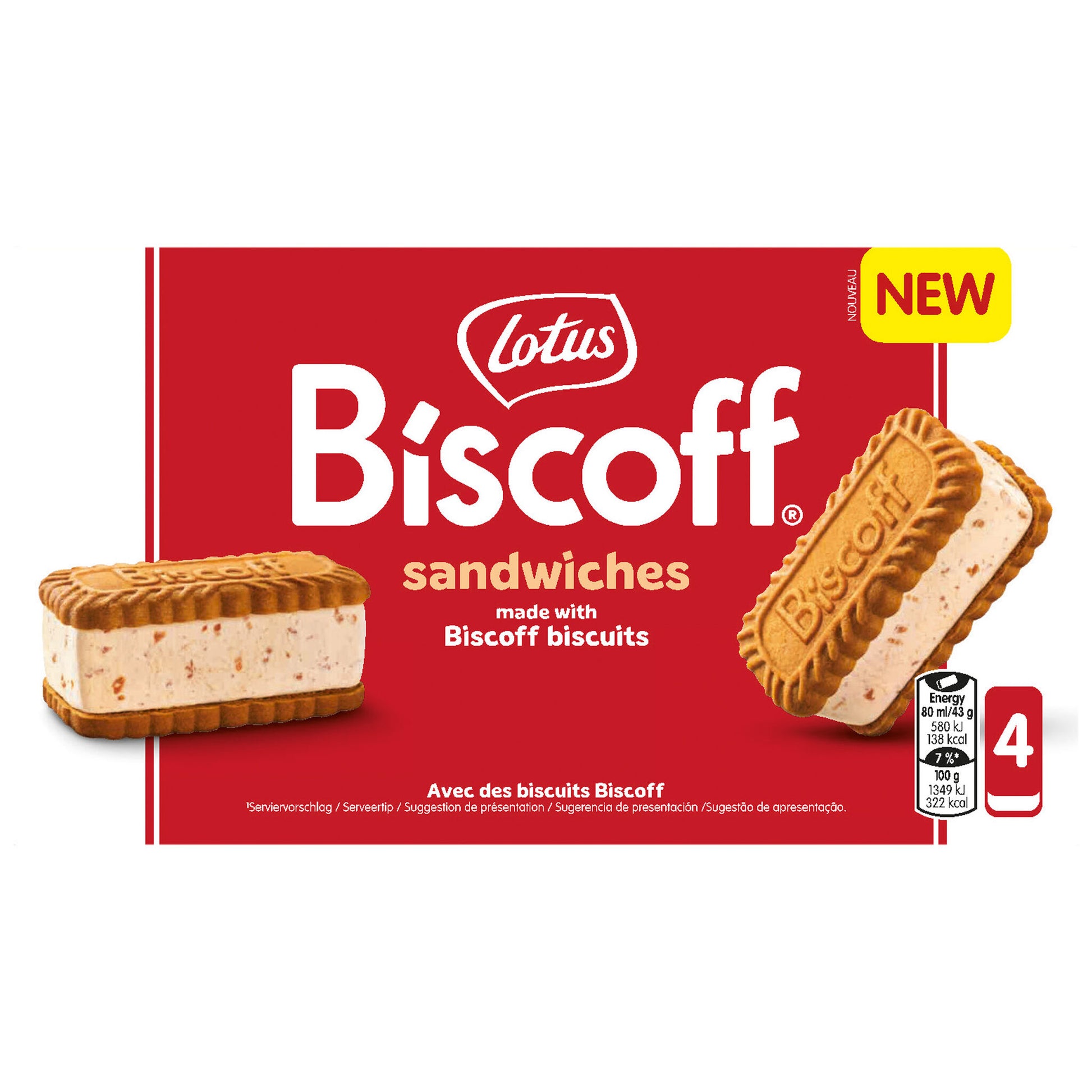 Sandwich  Biscoff p4x80ml