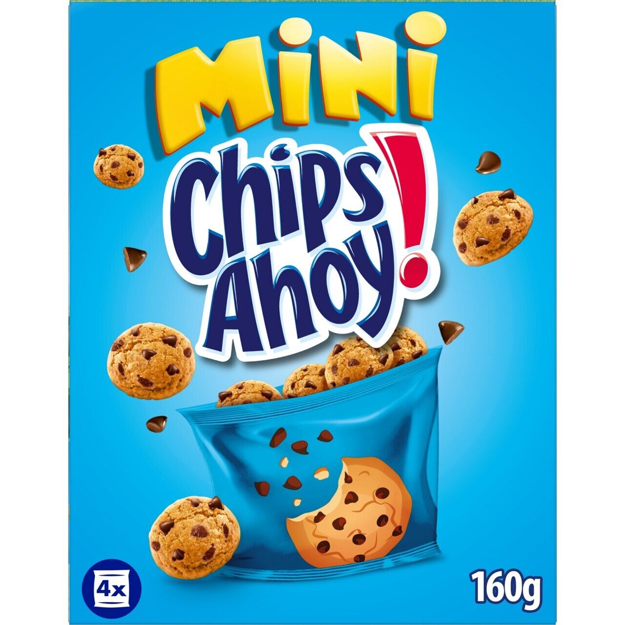 Galleta c/pepitas chocolate mini chips-ahoy p4 40g/u