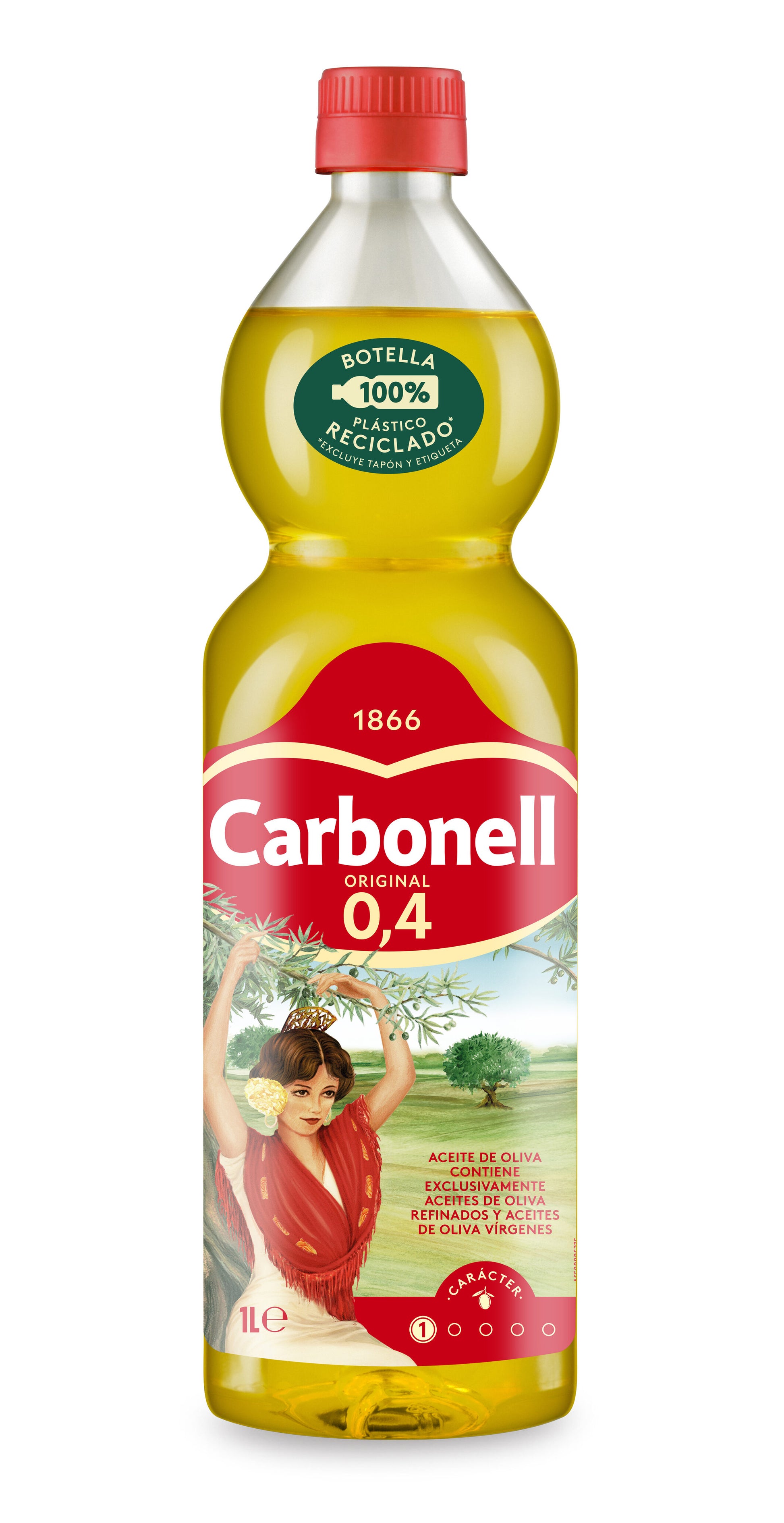 Aceite oliva suave 0.4º Carbonell 1l