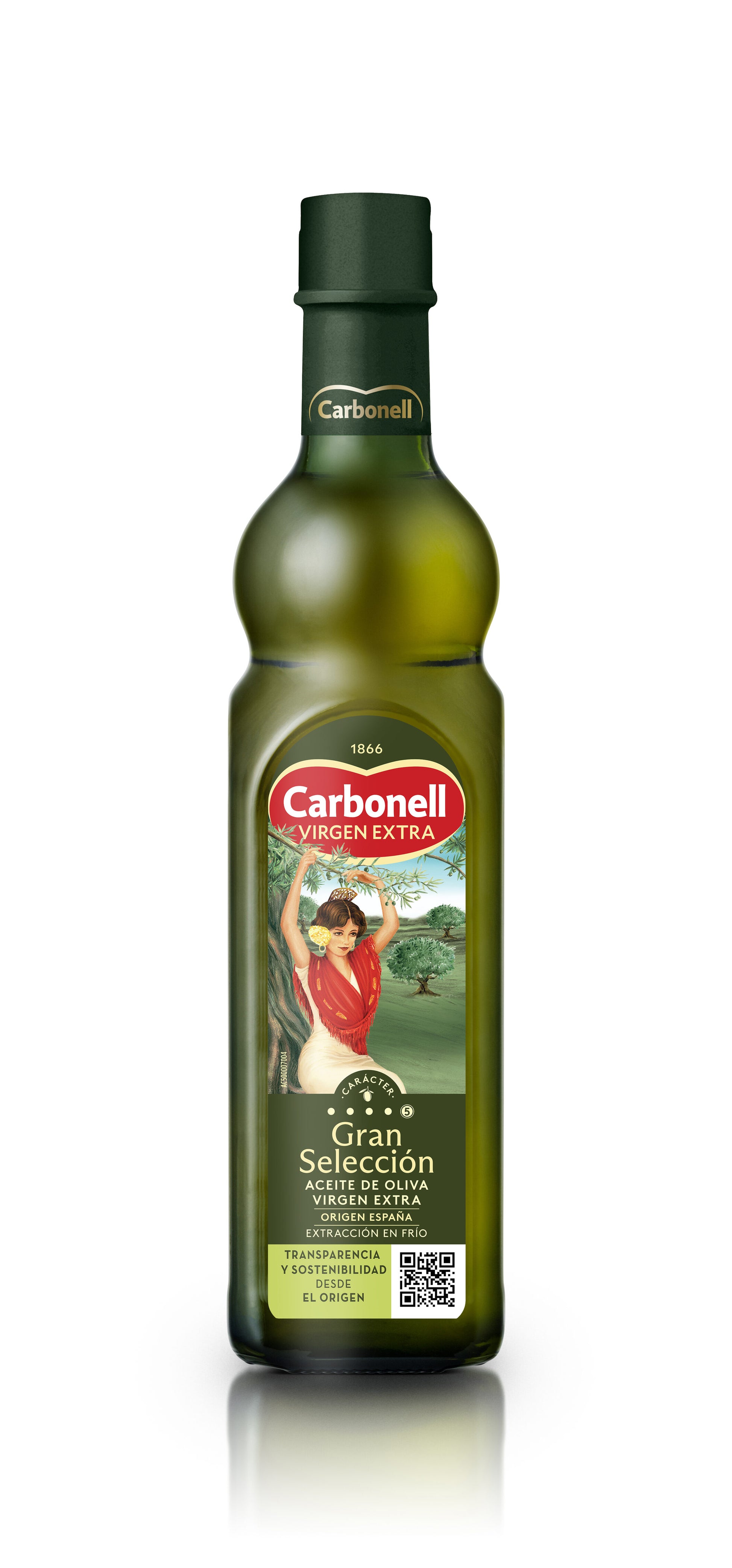 Aceite oliva virgen extra cristal Carbonell 750ml