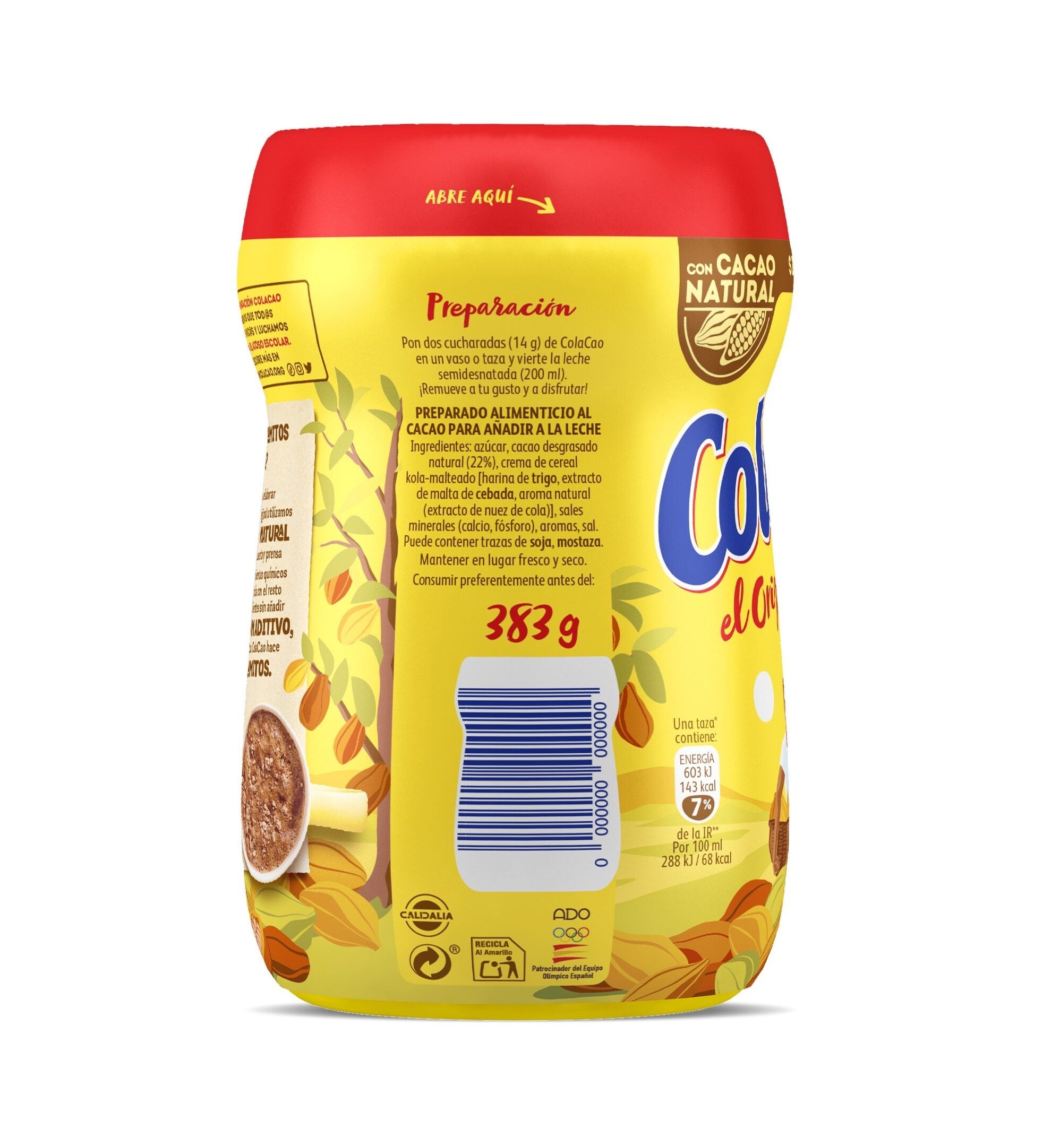 Cacao soluble  Colacao 383g