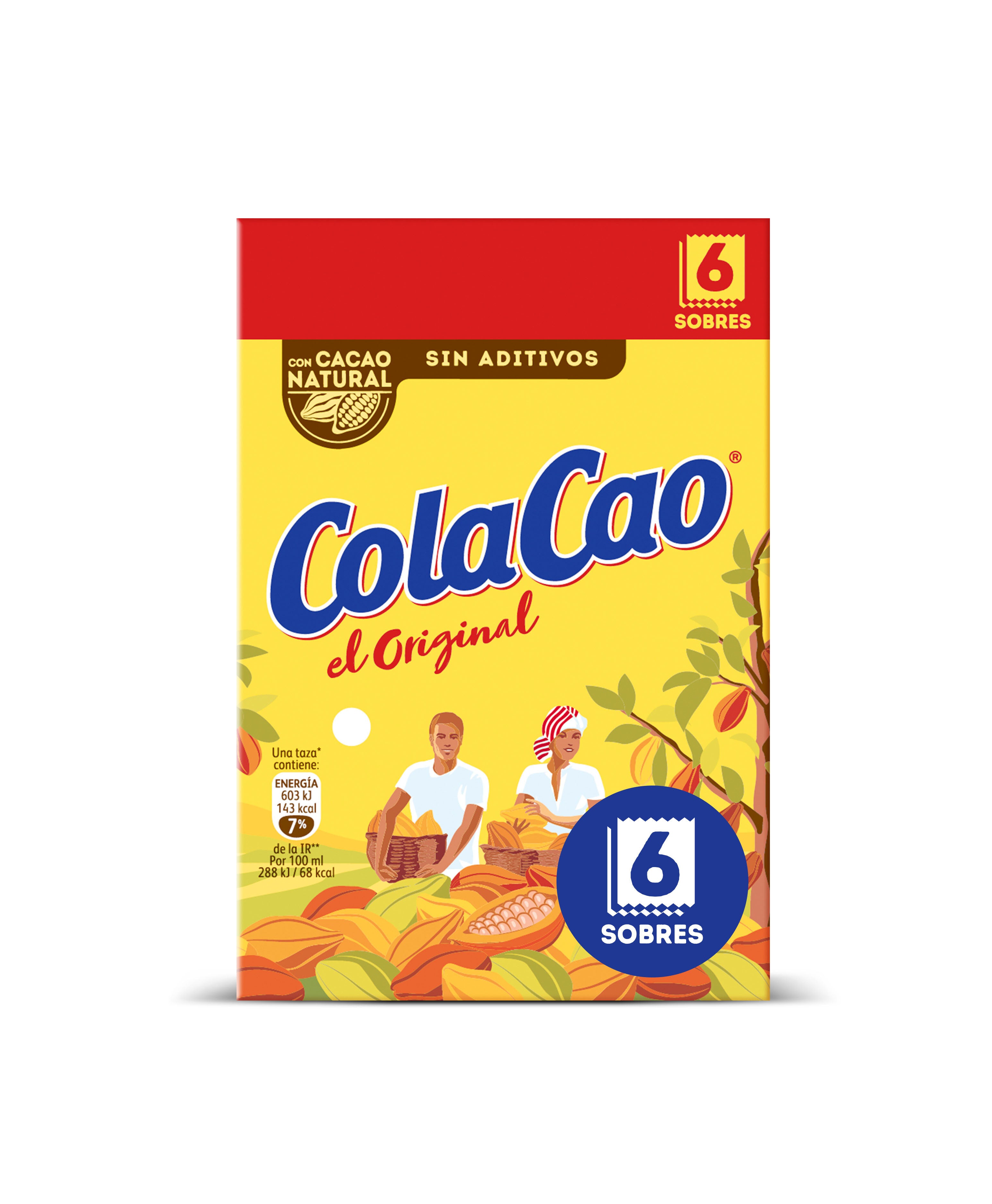 Cacao soluble sobres Colacao p6 16g/u