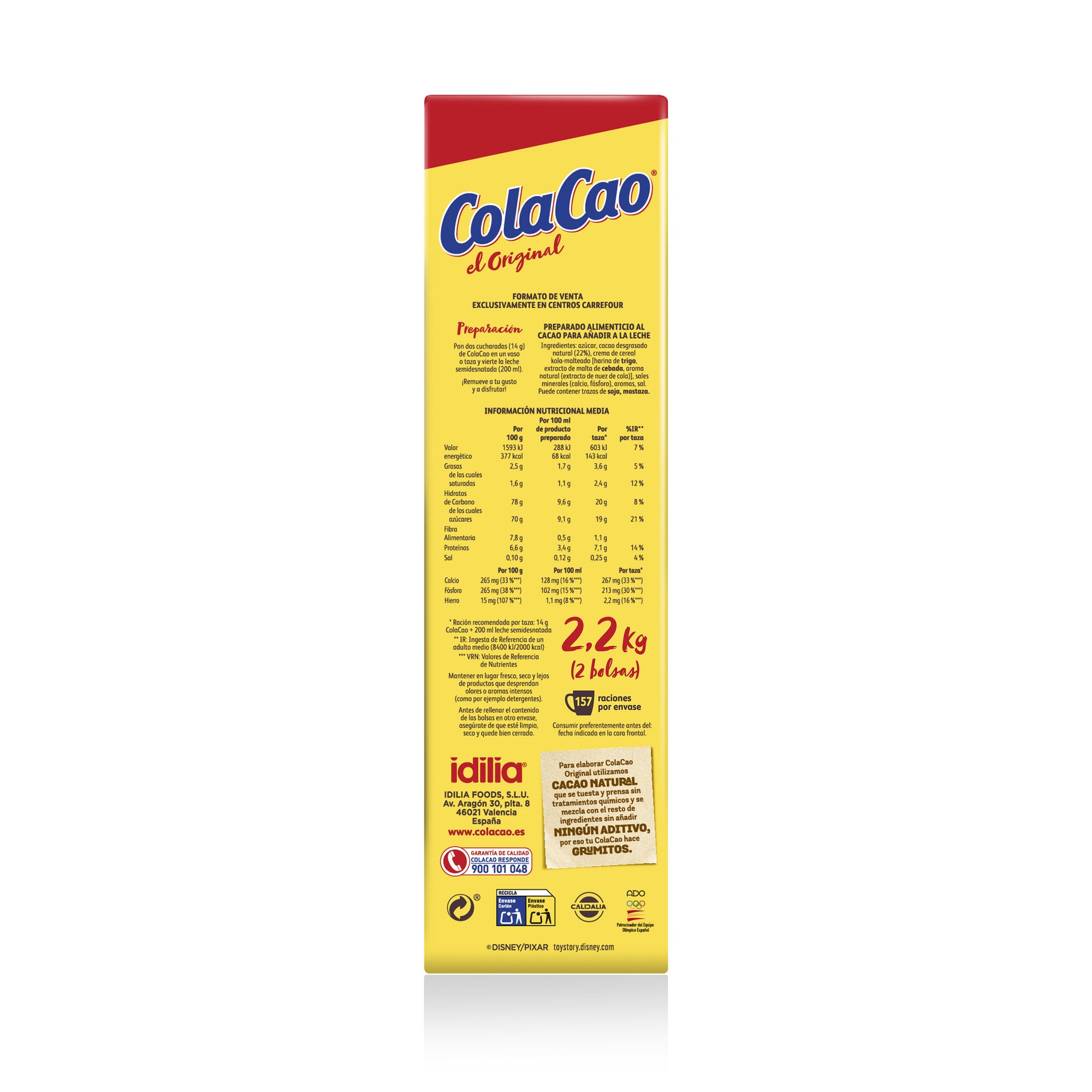 Cacao soluble caja formato ahorro Colacao 2.2kg