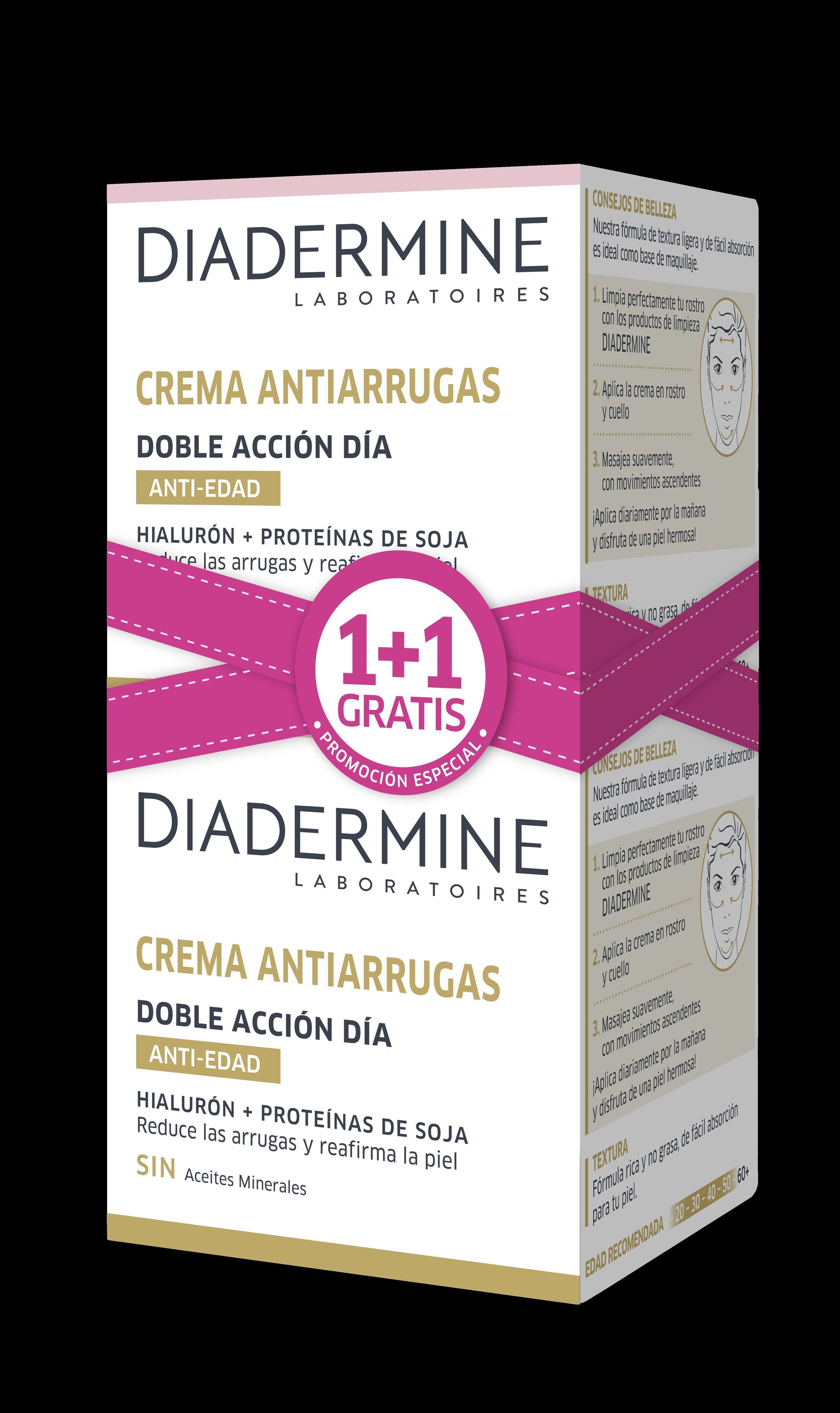 Crema dia antiarruga 2x1 Diadermine 100ml/u