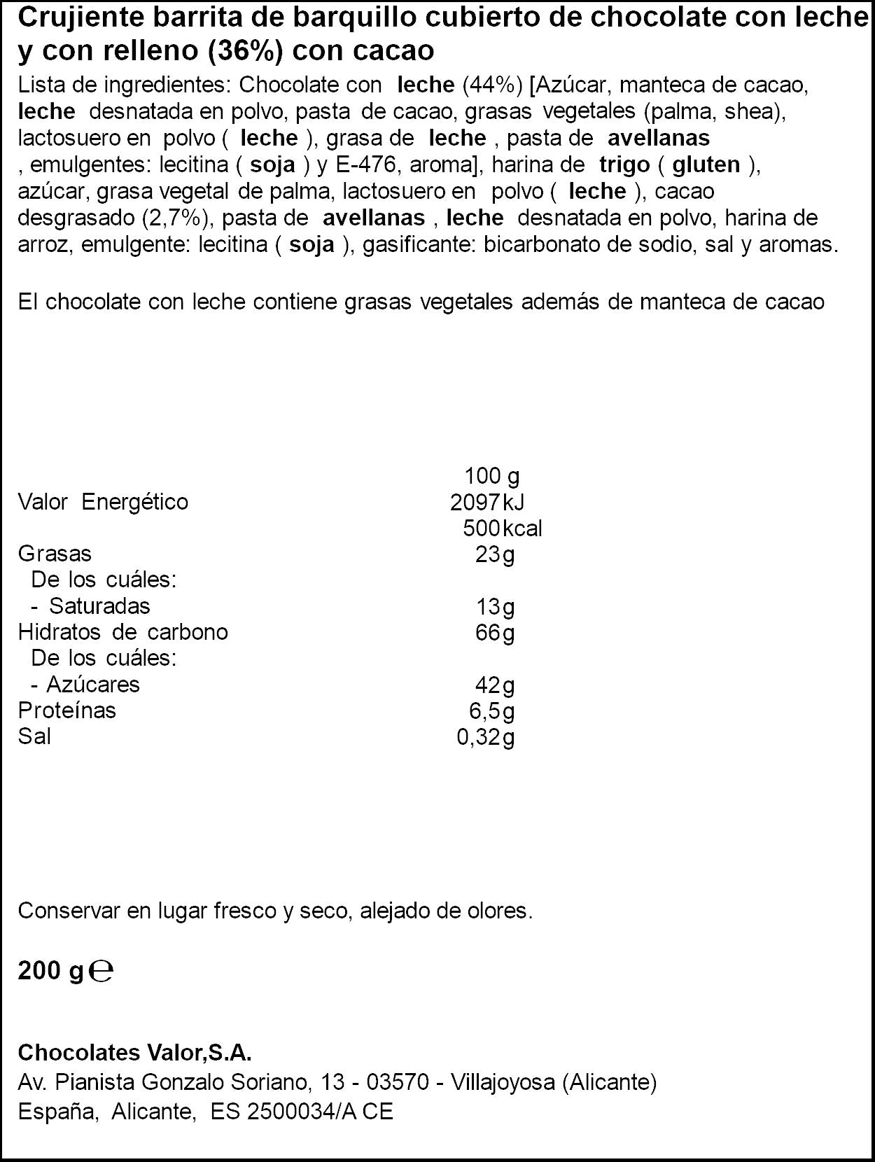 Chocolatina c/ galleta Huesitos p10 20g/u