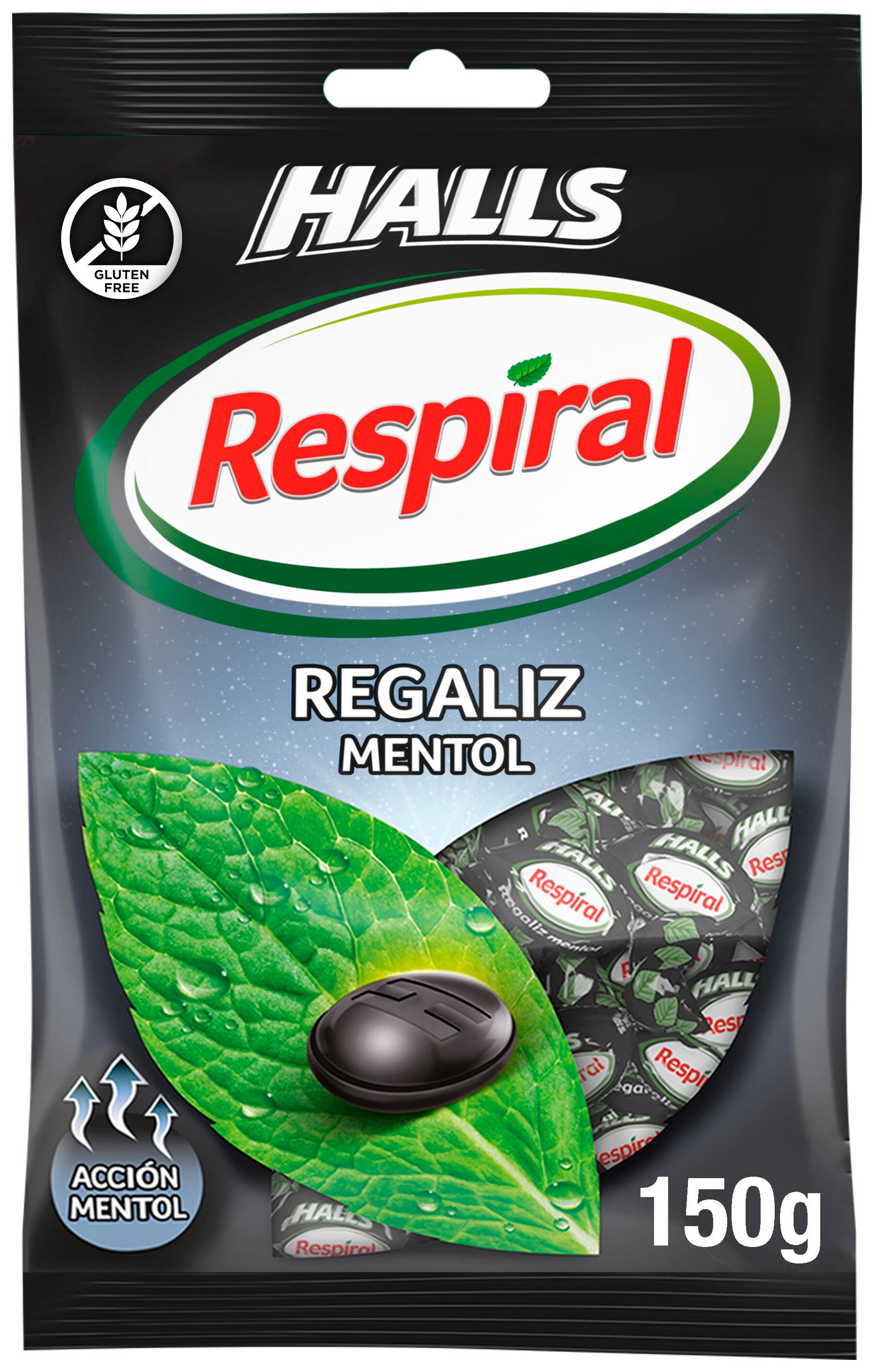 Caramelo regaliz Respiral 150g
