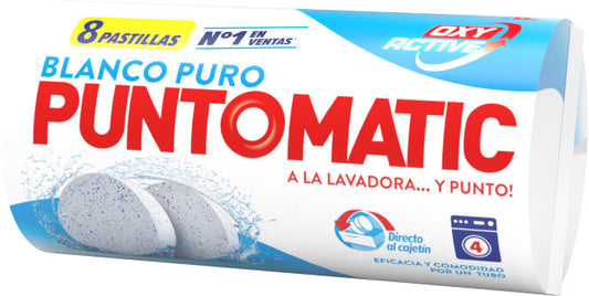 Jabón  en pastilla blanco Puntomatic 4d La Despensa