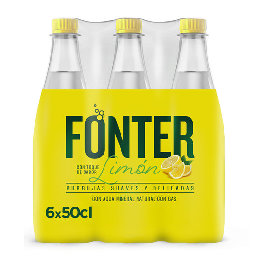 Agua con gas sabor limón Fonter 500ml La Despensa