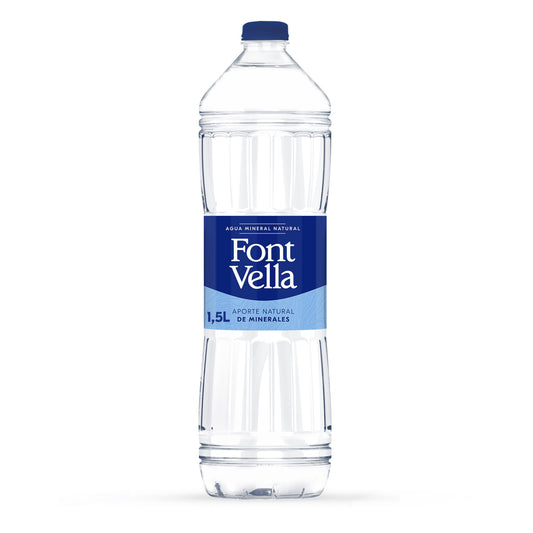 Agua mineral natural Font vella 1.5l La Despensa