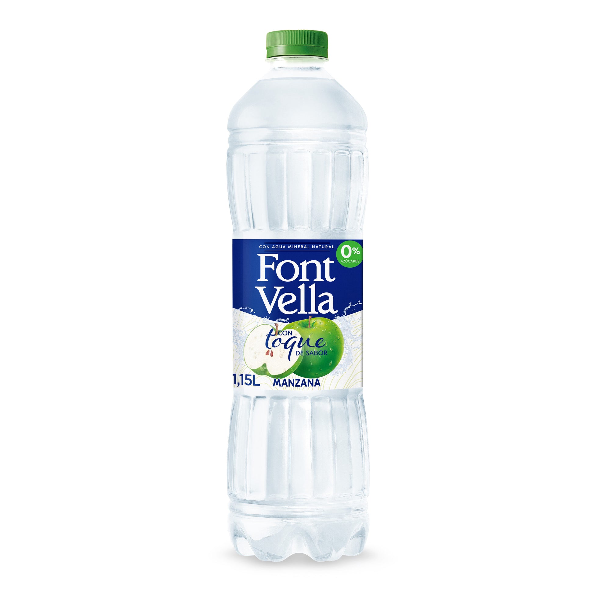 Agua mineral toque manzana Font vella 1.15l