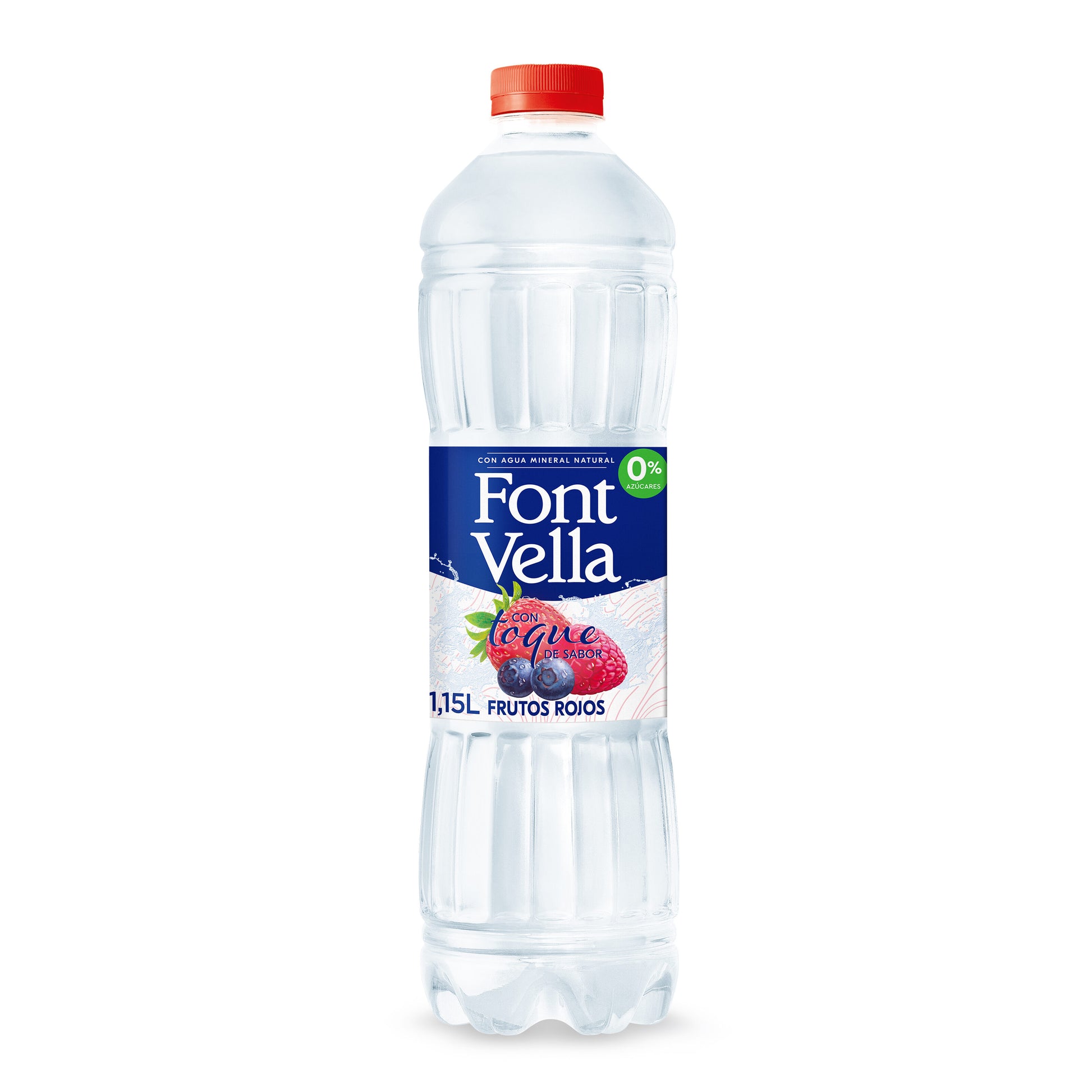 Agua aromatizada toque frutos rojos Fontvella 1.15l