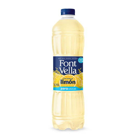 Agua mineral c/zumo limón s/az Font vella 1.15l La Despensa