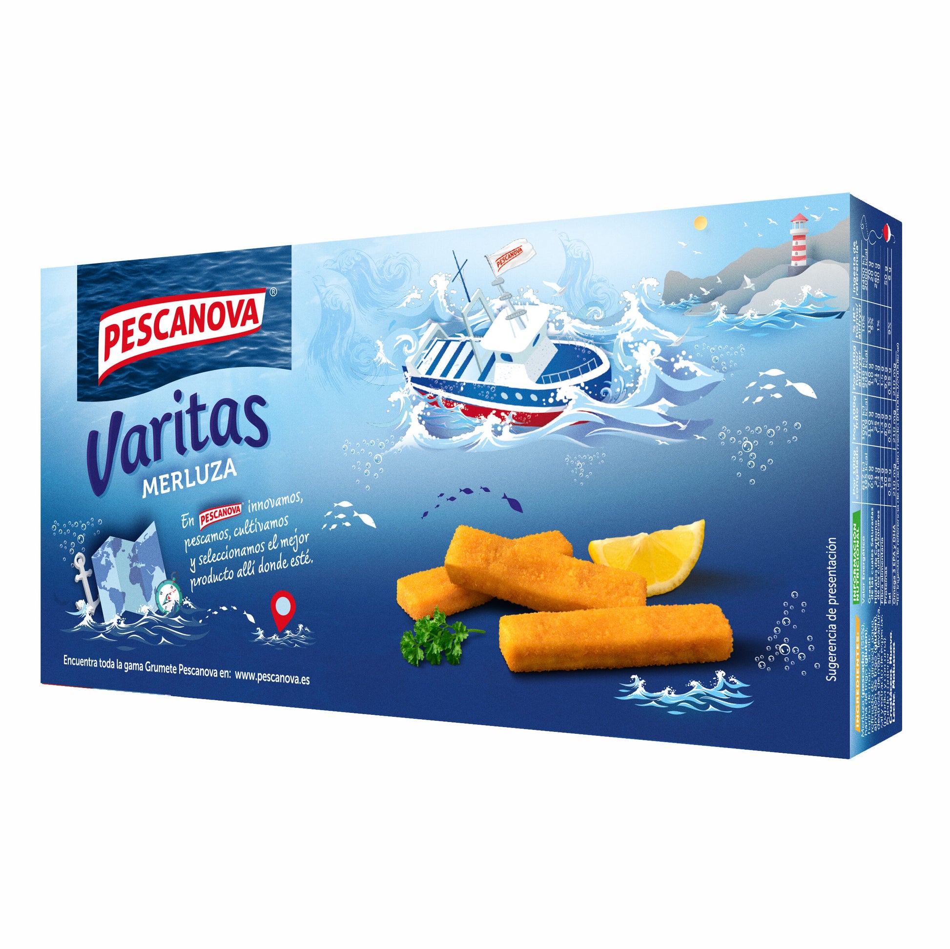 Varitas merluza  Pescanova 300g