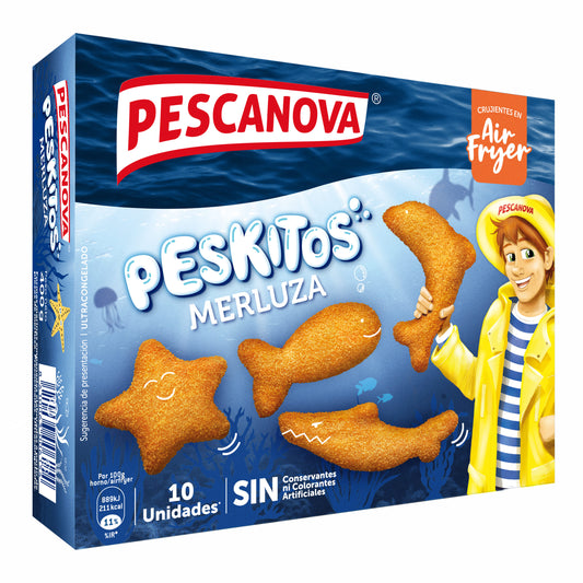 Merluza empanada peskito Pescanova 400g La Despensa