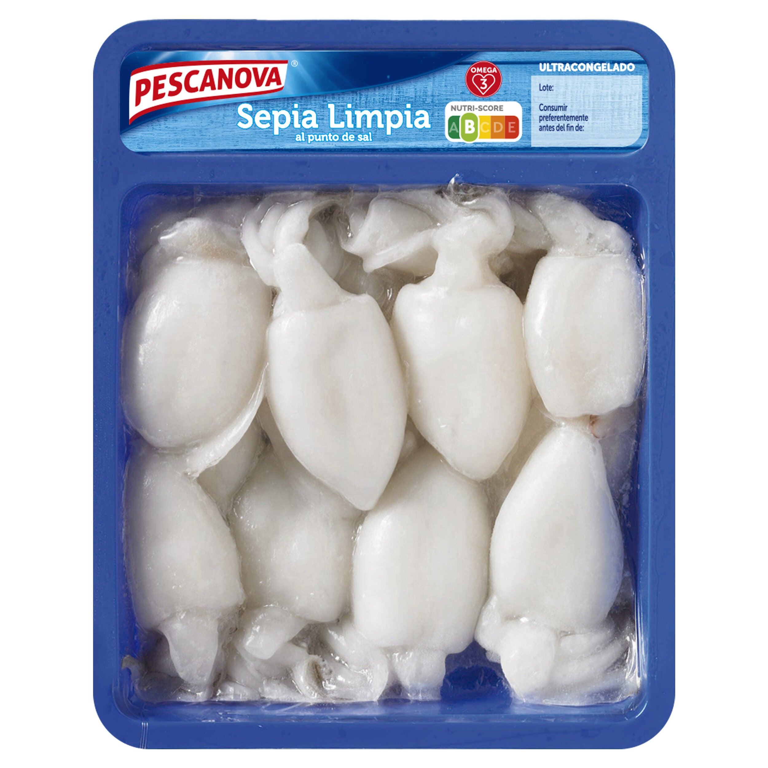 Sepia limpia al vacio Pescanova 400g