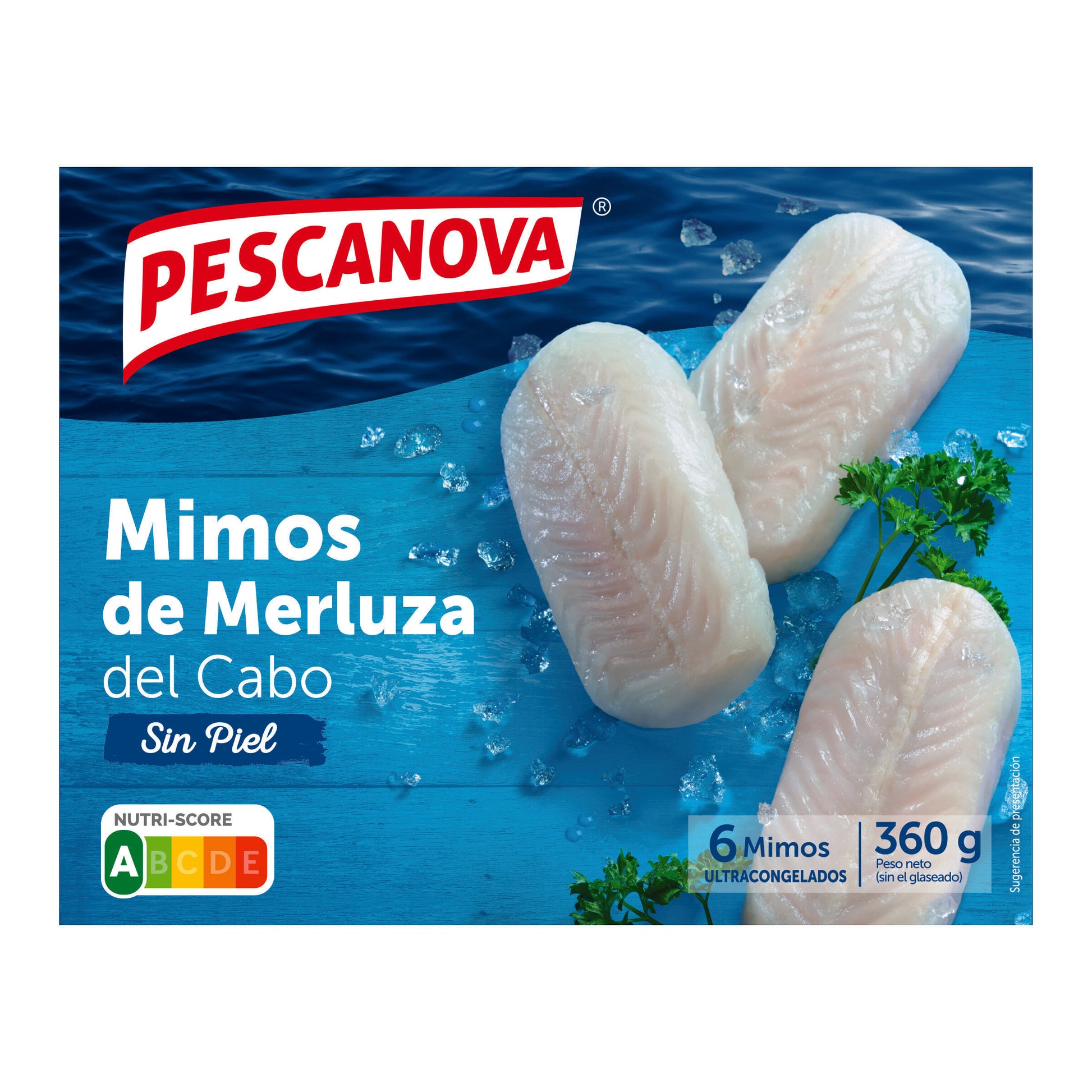 Mimos merluza  Pescanova españa 360g