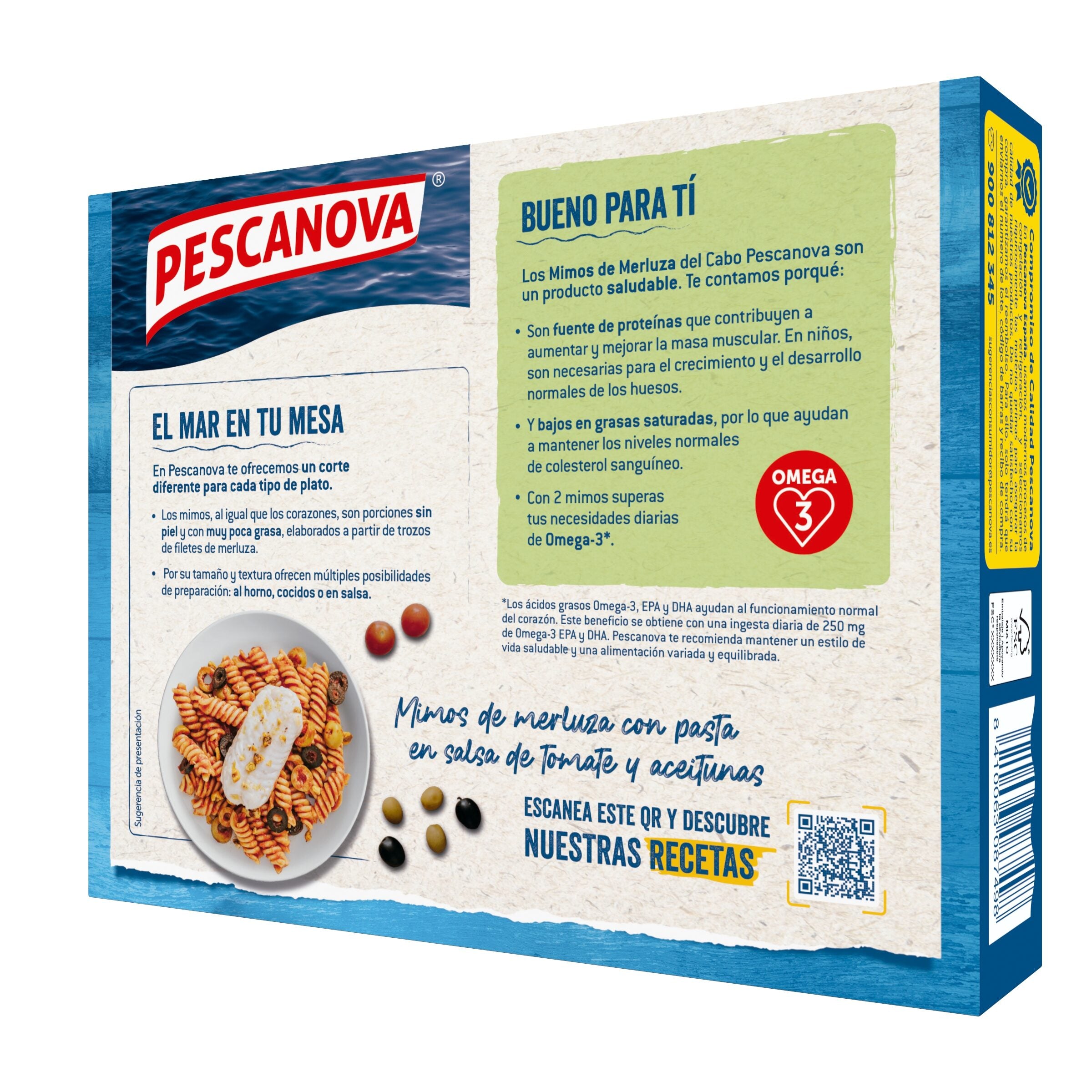 Mimos merluza  Pescanova españa 360g