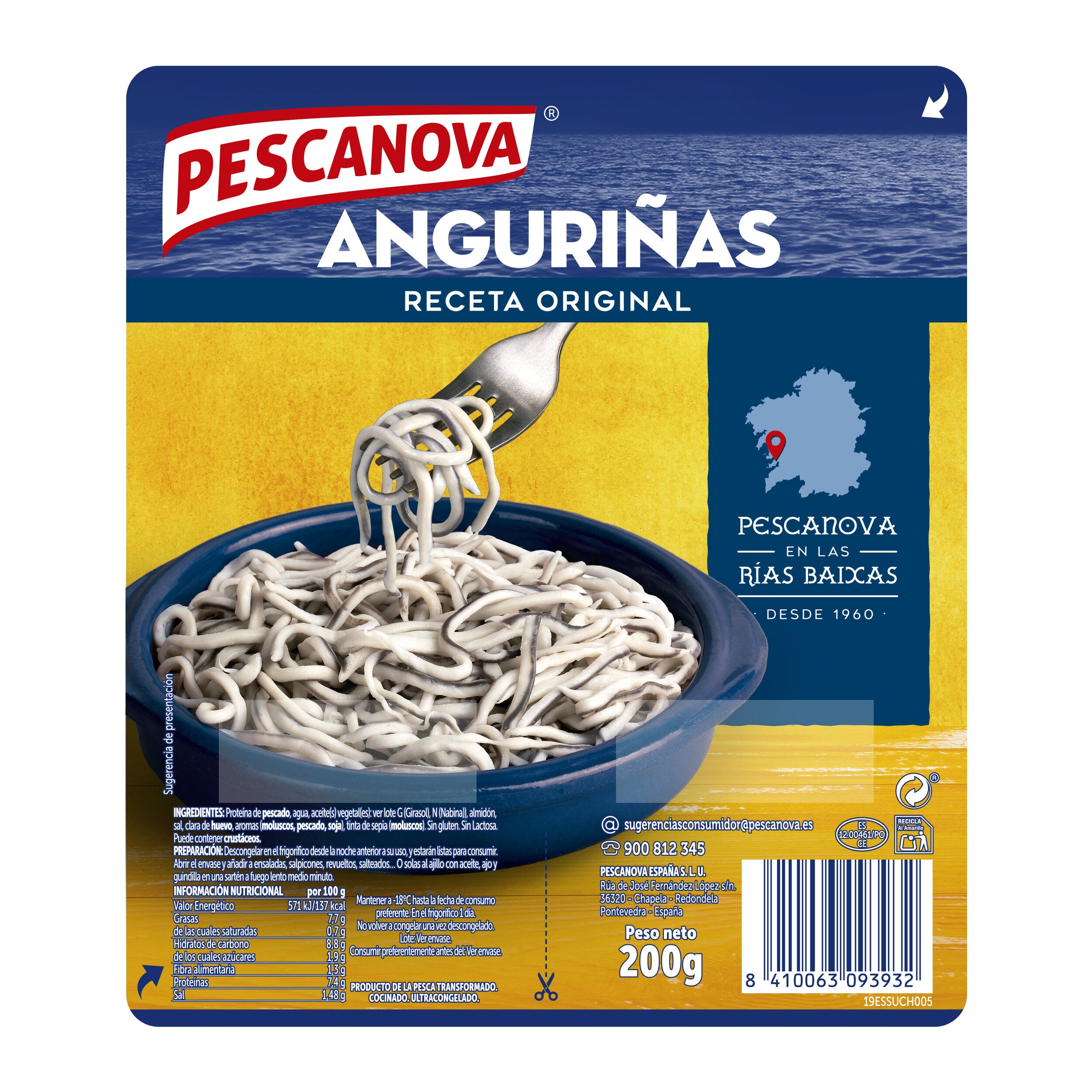 Anguriñas  Pescanova p2 100g/ud