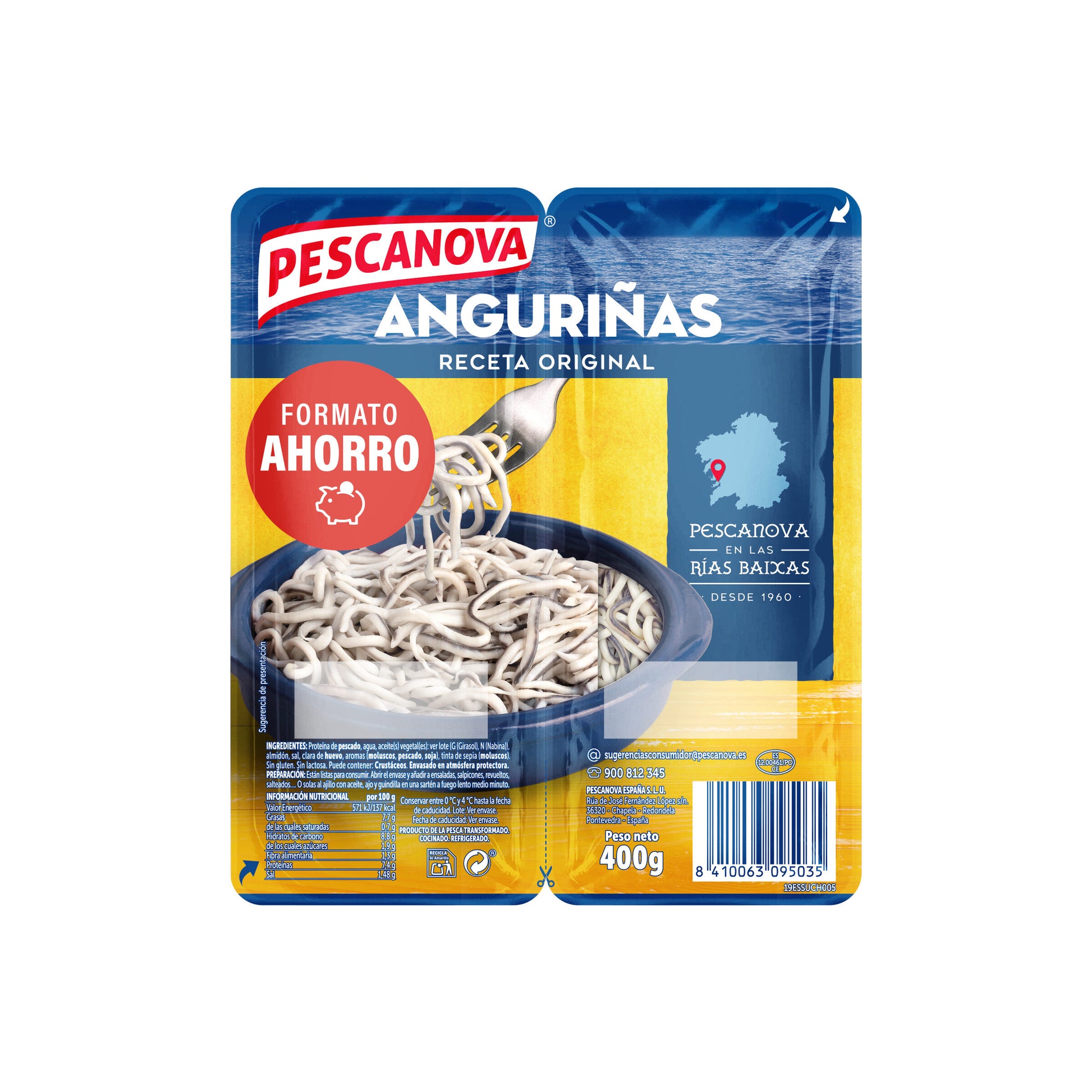 Anguriña  Pescanova 400g