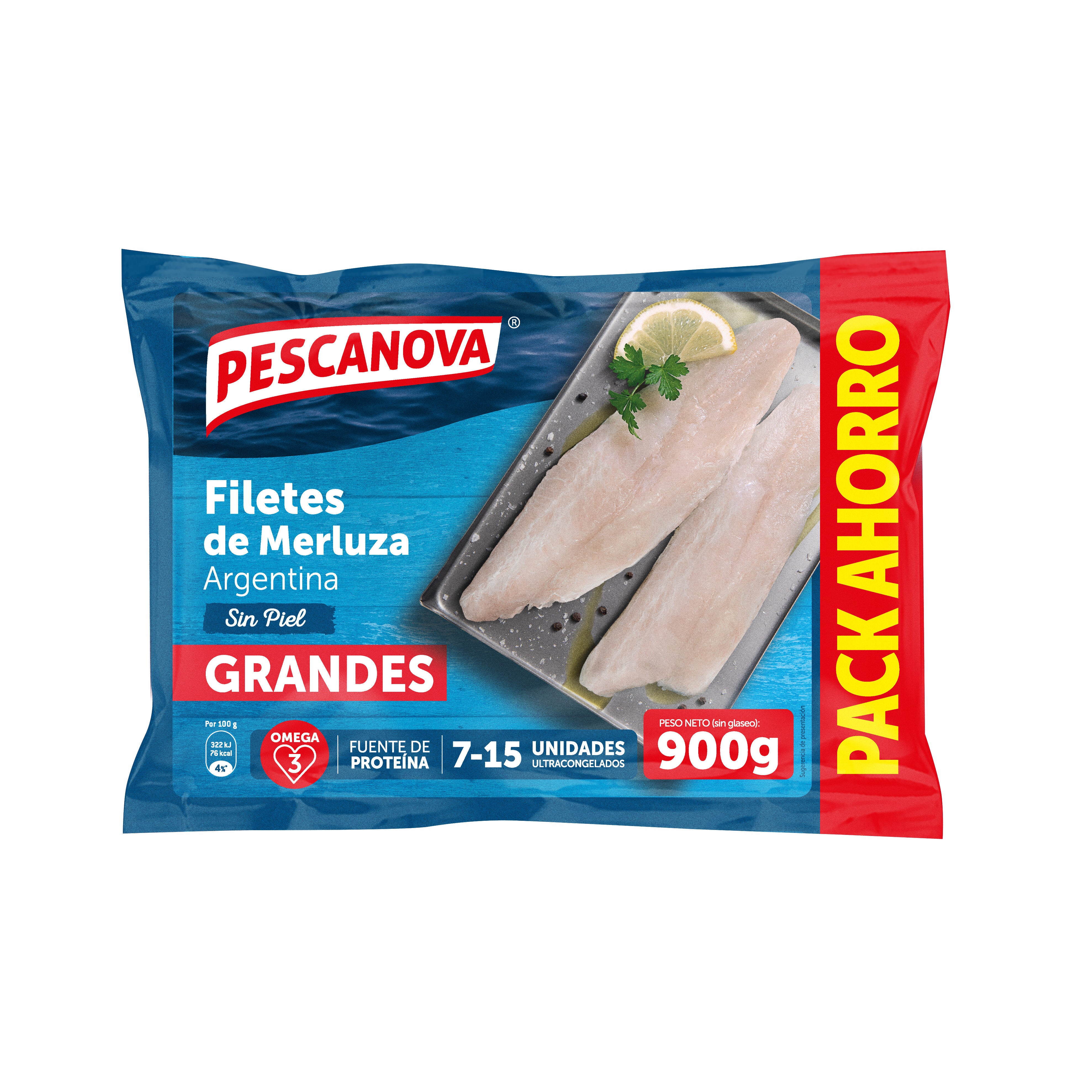 Filete de merluza argentina Pescanova 900g