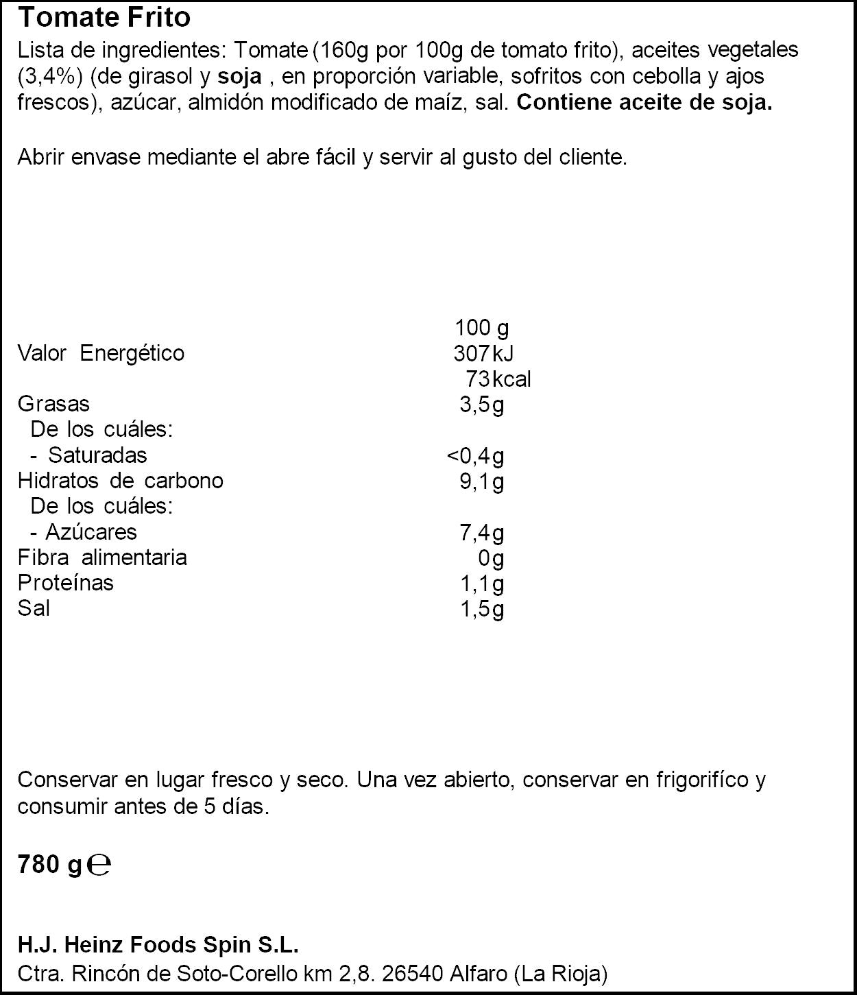 Tomate frito brick Orlando 780g