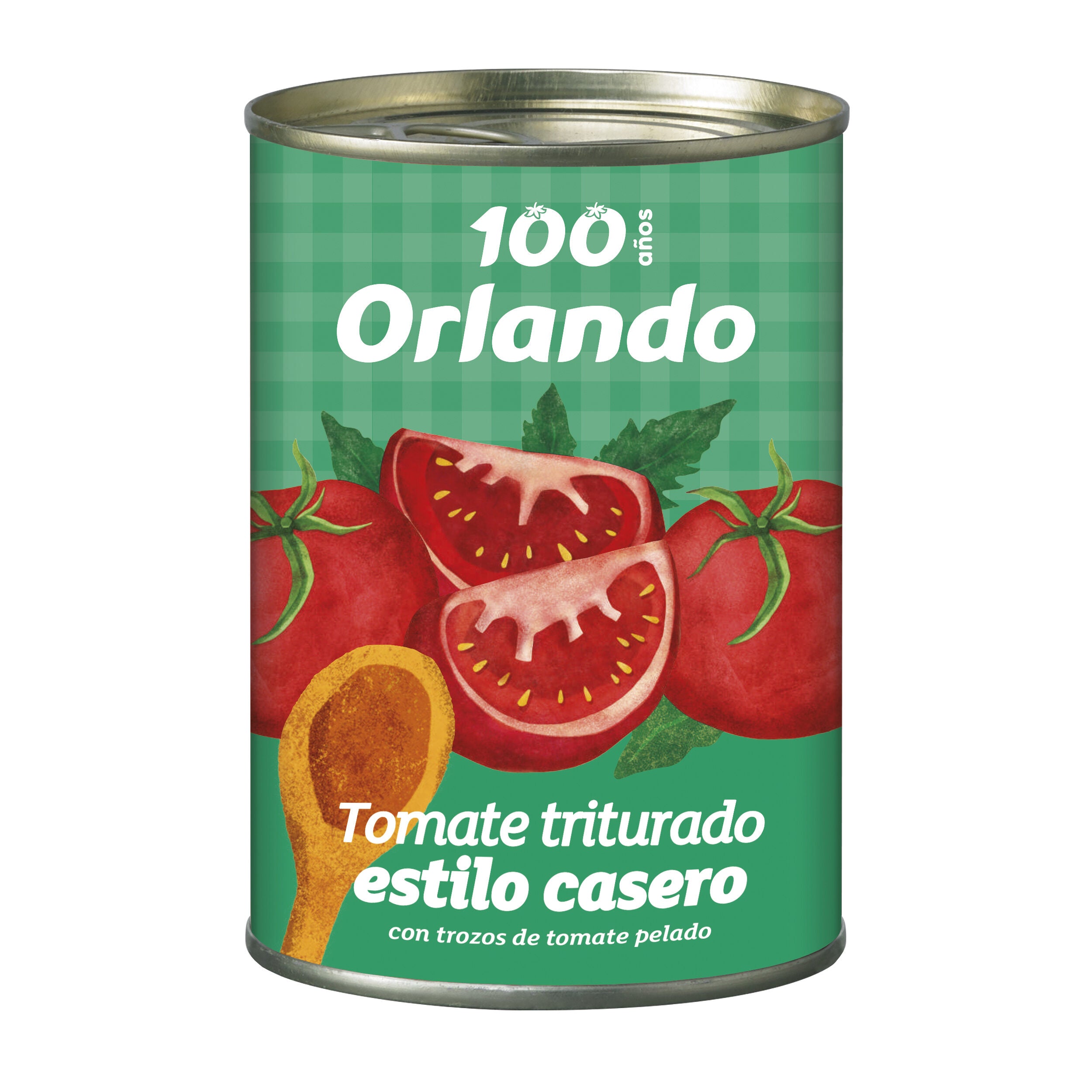 Tomate triturado estilo casero lata Orlando 400g