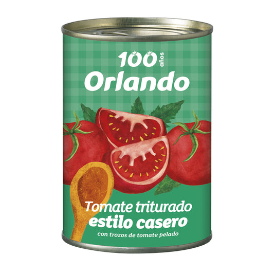 Tomate triturado estilo casero lata Orlando 400g La Despensa