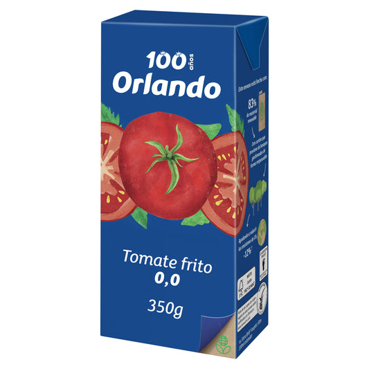 Tomate frito 0,0 brik Orlando 350g La Despensa