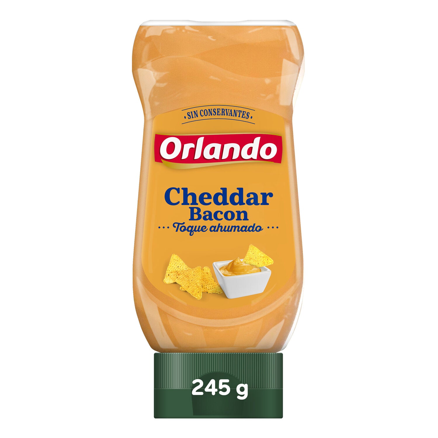 Salsa cheddar c/bacon Orlando 245g