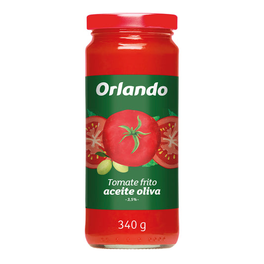 Tomate frito c/ac oliva cristal Orlando 340g La Despensa