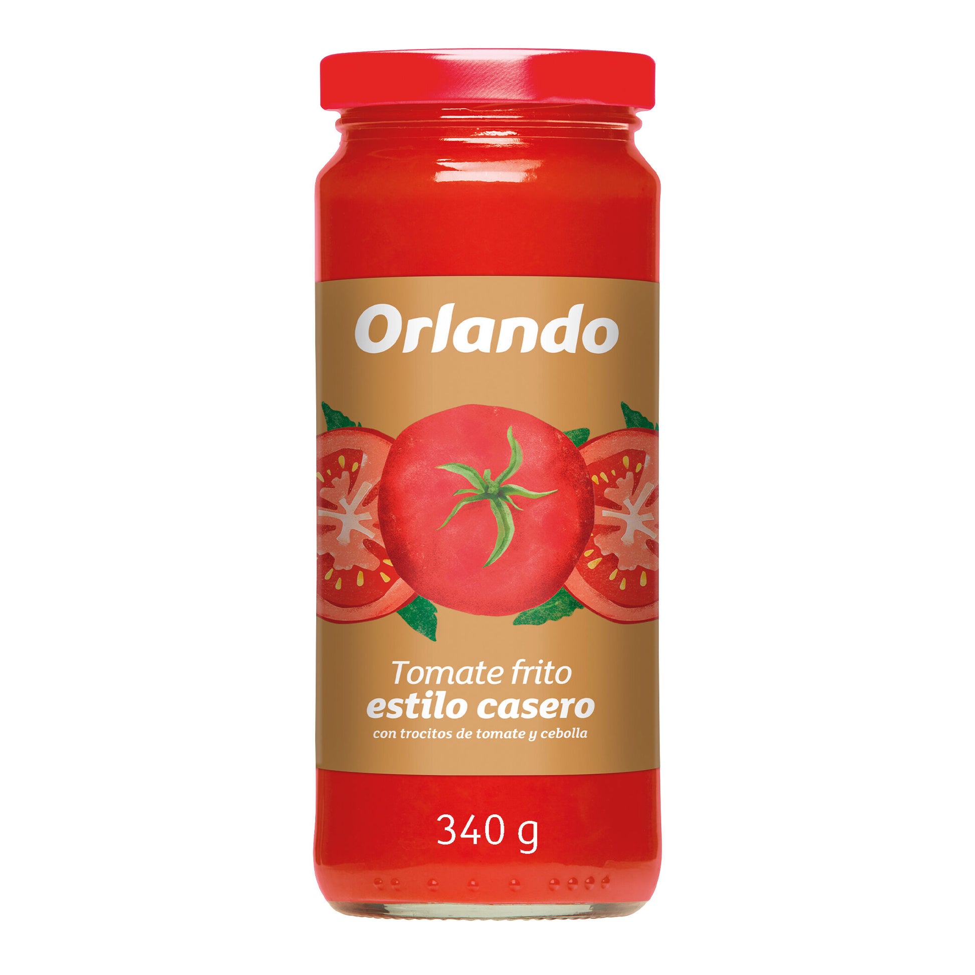 Tomate frito casero cristal Orlando 340g