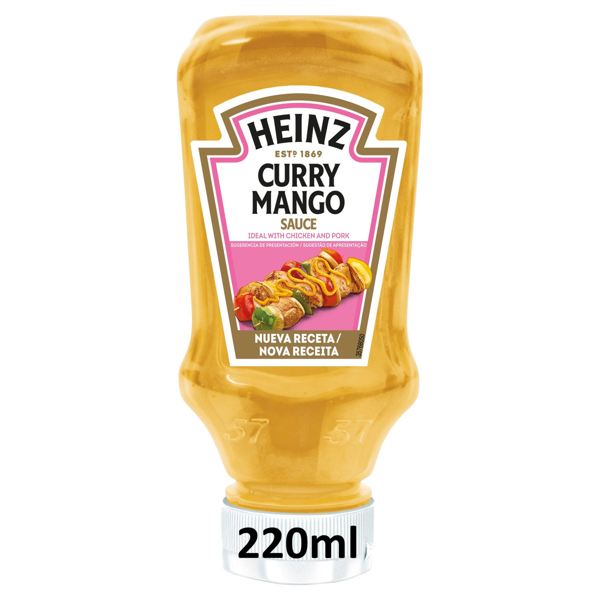Salsa curry con mango Heinz 220ml