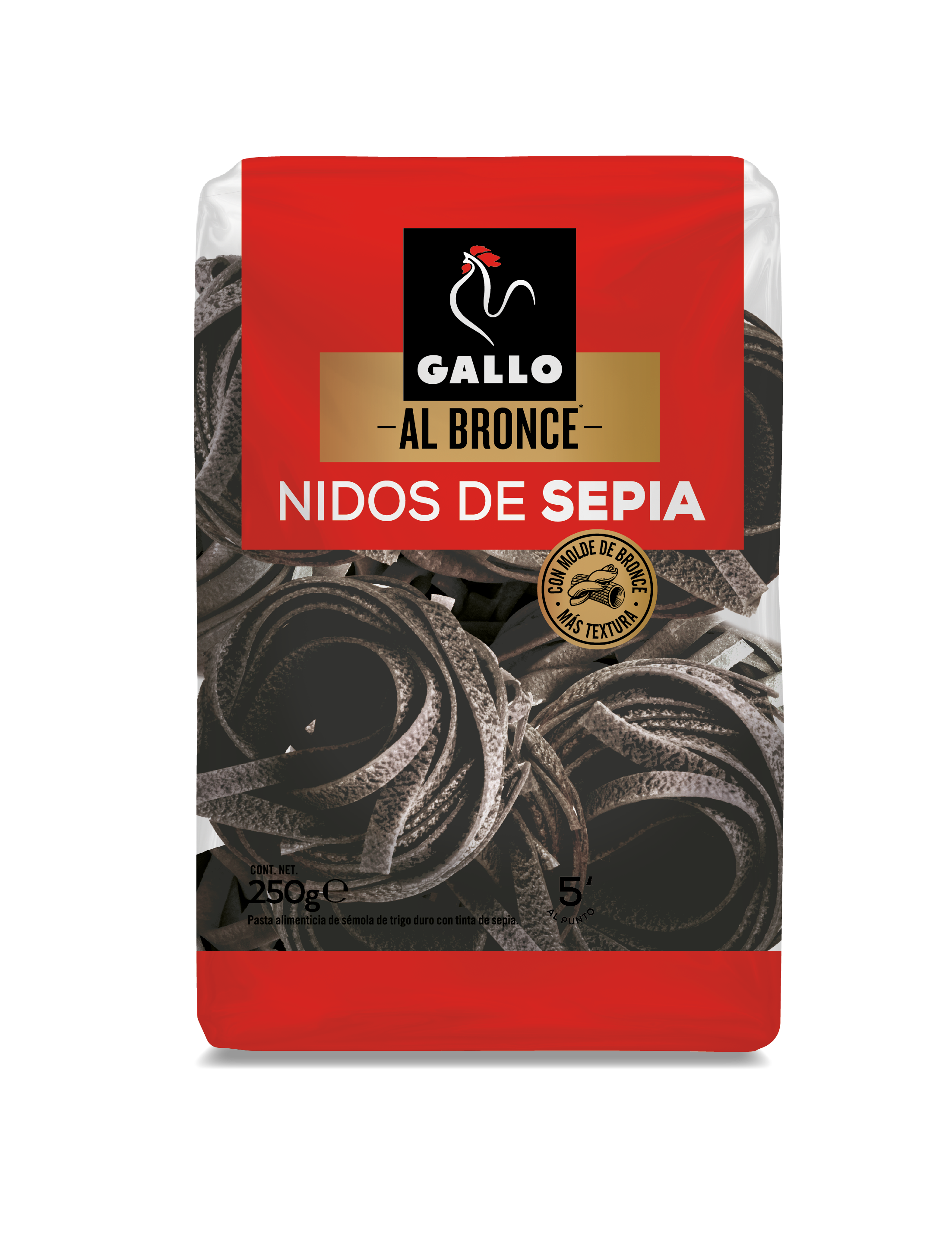Tagliatelle sepia Gallo 250g