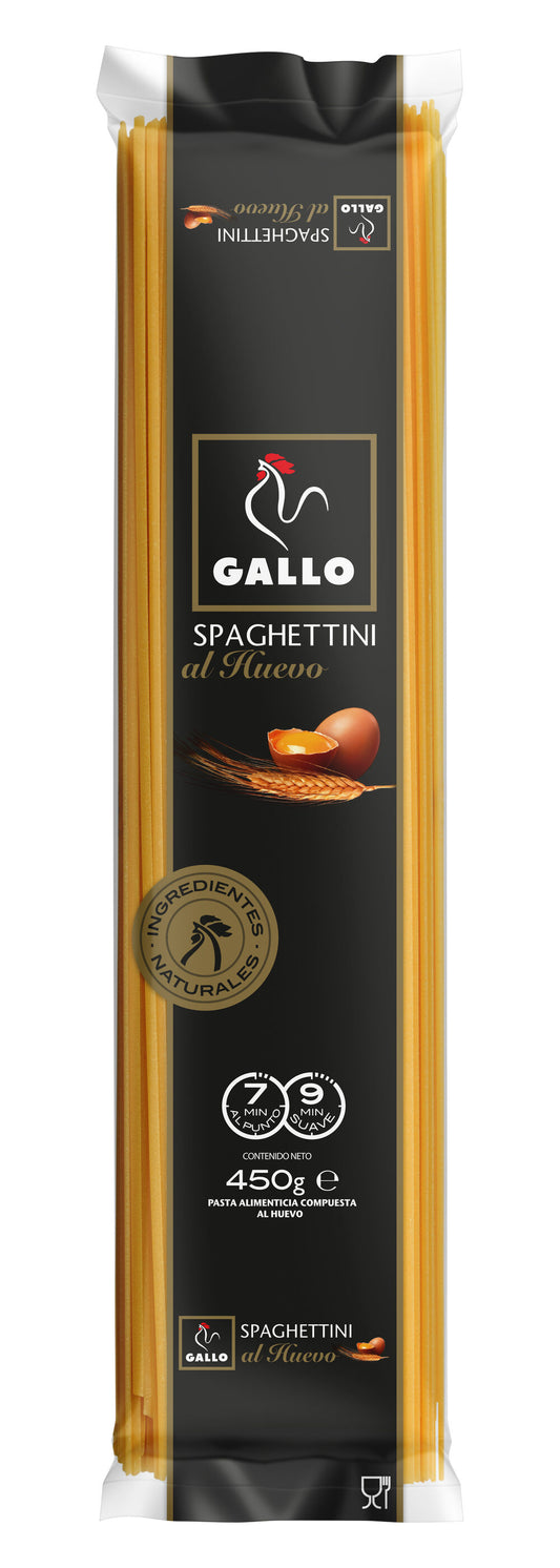 Spaguetti al huevo  Gallo 450g La Despensa