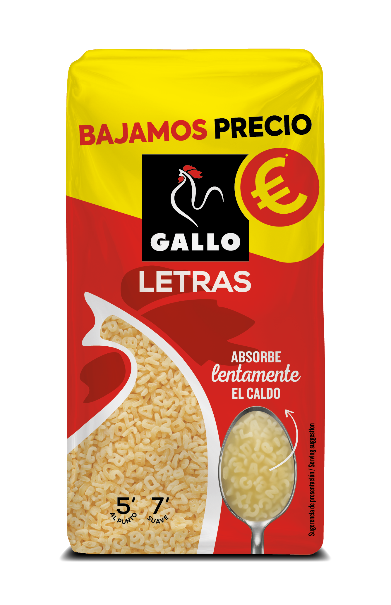 Pasta letras  Gallo 450g