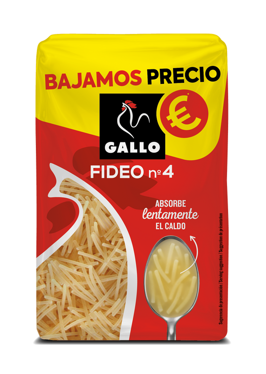 Fideo nº 4 Gallo 450g La Despensa