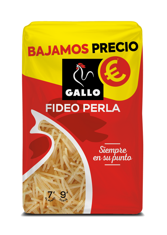 Fideo perla  Gallo 450g La Despensa