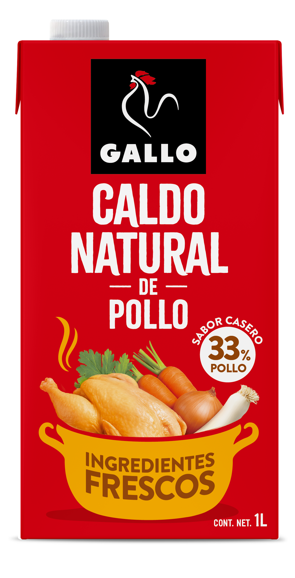 Caldo de pollo Gallo 1l