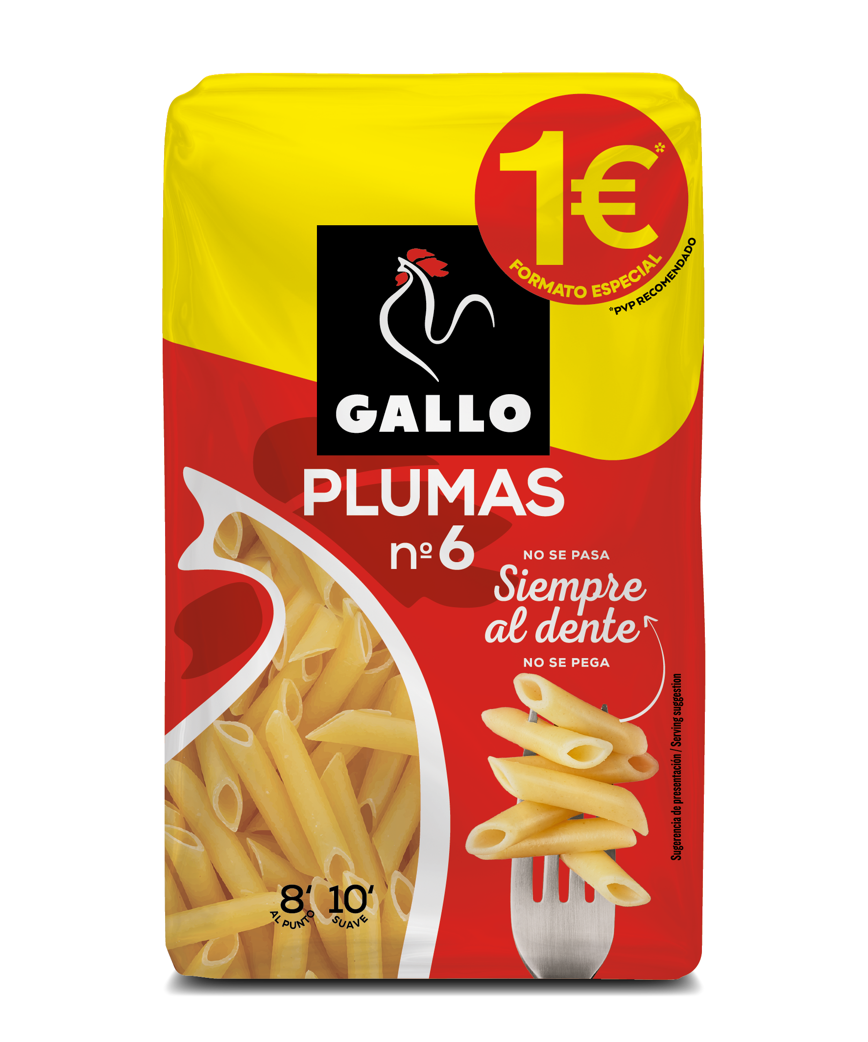 Macarrón nº 6  Gallo 400g